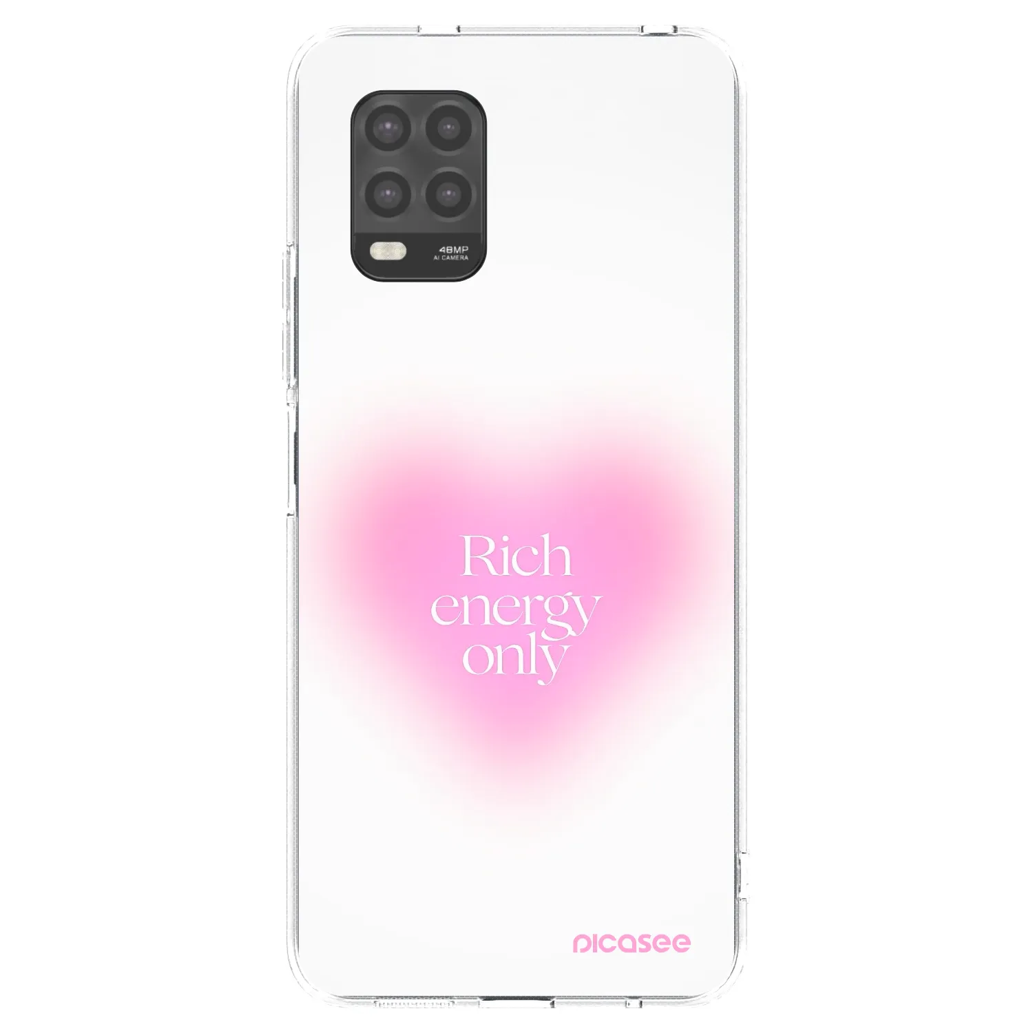 Picasee silikonska prozirna maskica za Xiaomi Mi 10 Lite - Rich Energy