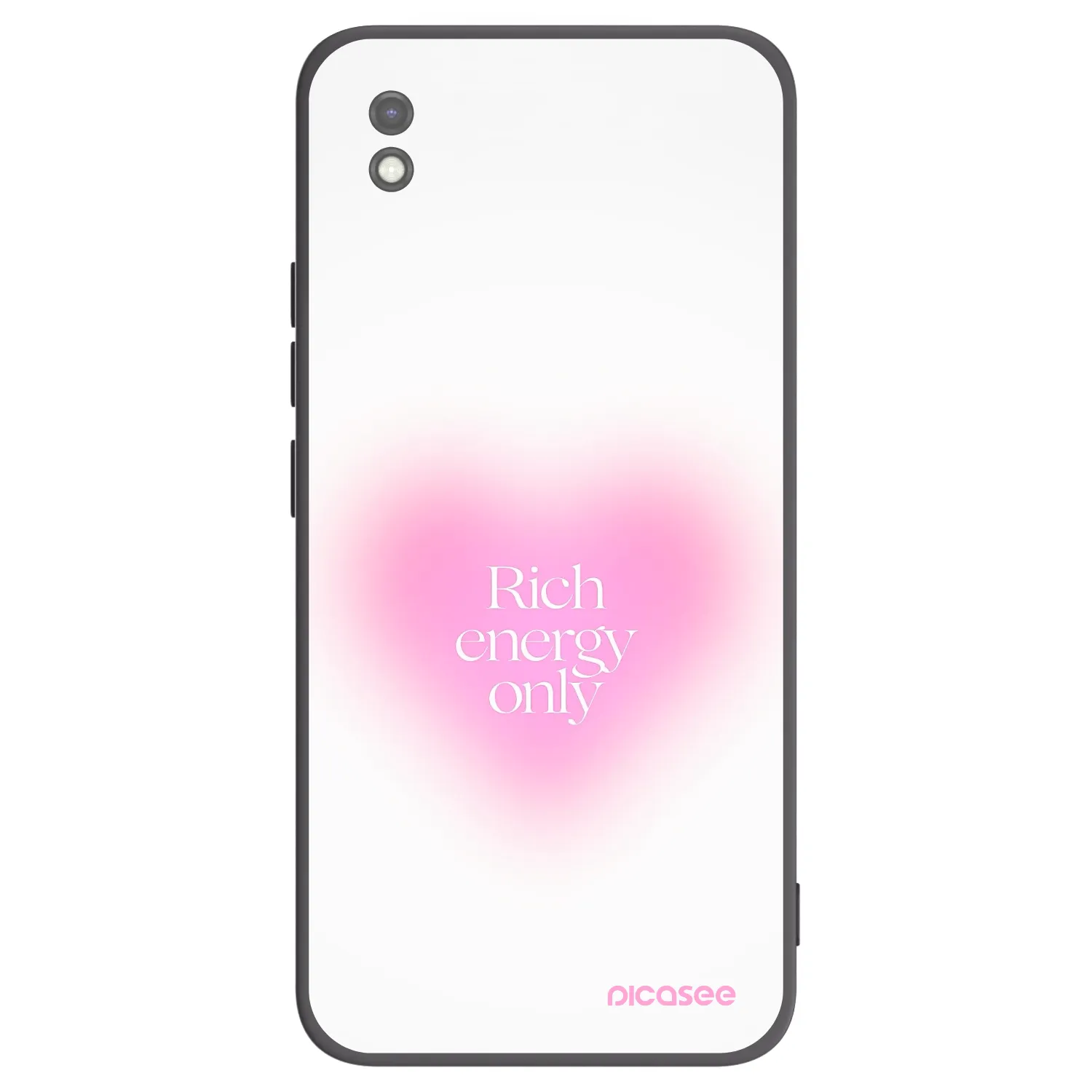 Picasee crna silikonska maskica za Xiaomi Redmi 9AT - Rich Energy
