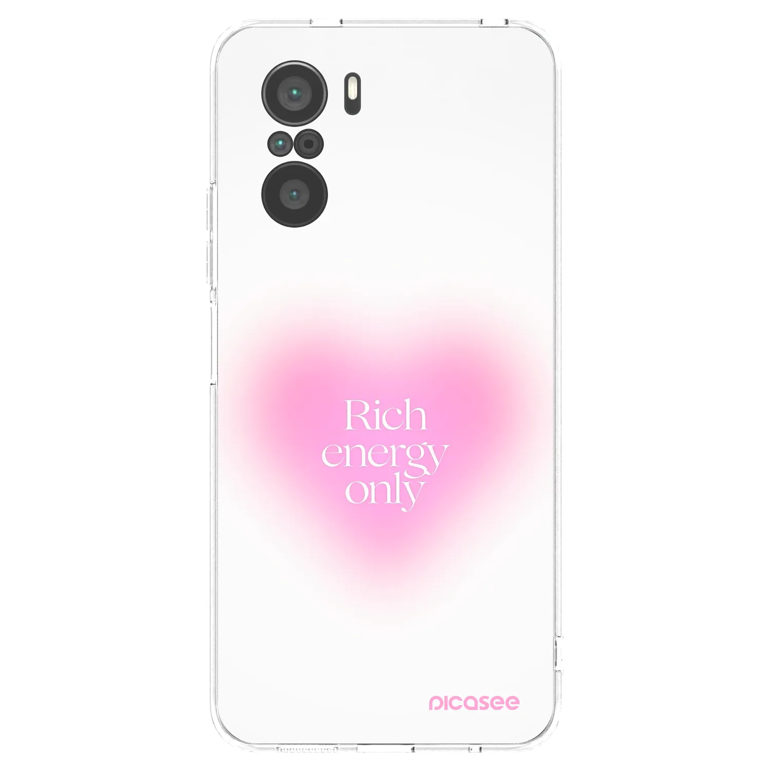 Picasee silikonska prozirna maskica za Xiaomi Poco F3 - Rich Energy