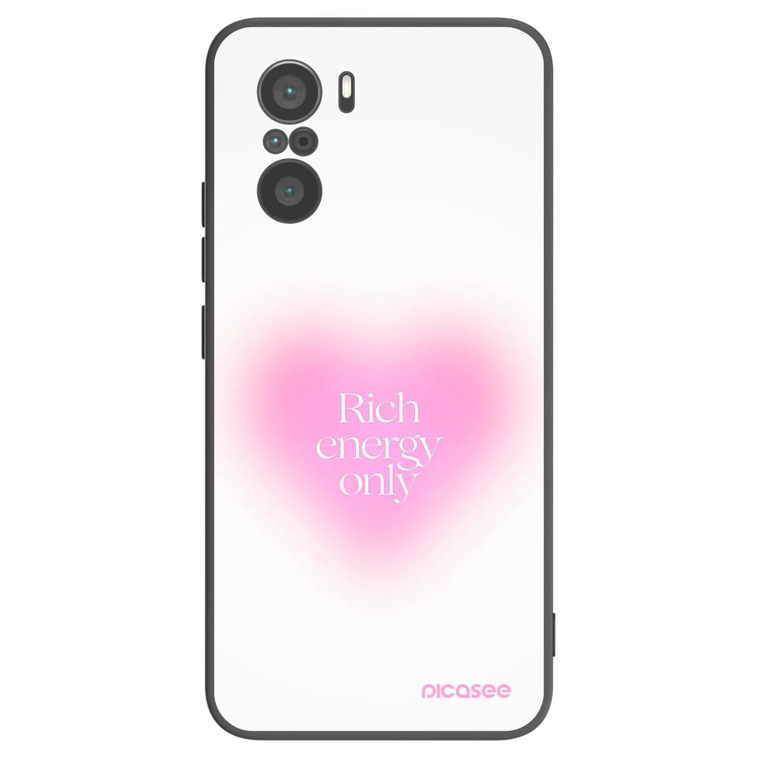 Picasee crna silikonska maskica za Xiaomi Poco F3 - Rich Energy
