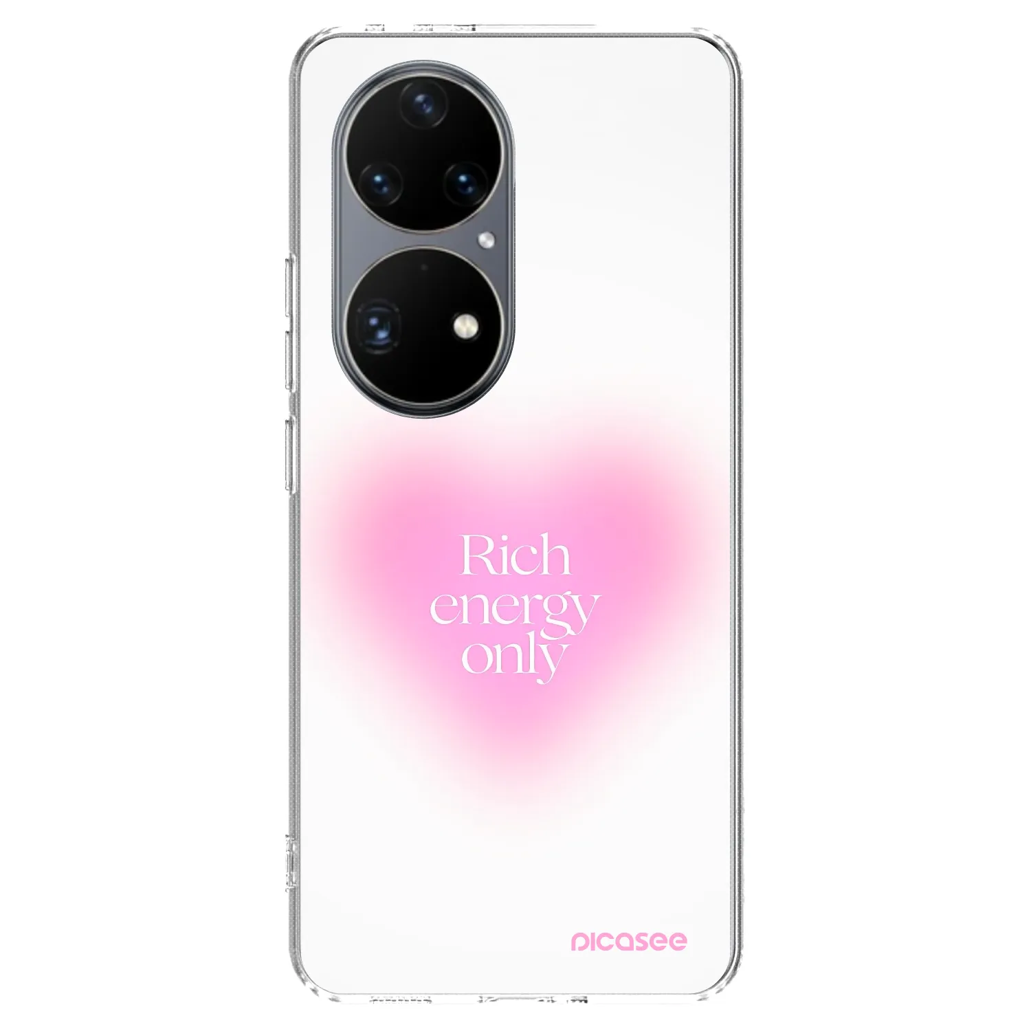 Picasee silikonska prozirna maskica za Huawei P50 - Rich Energy