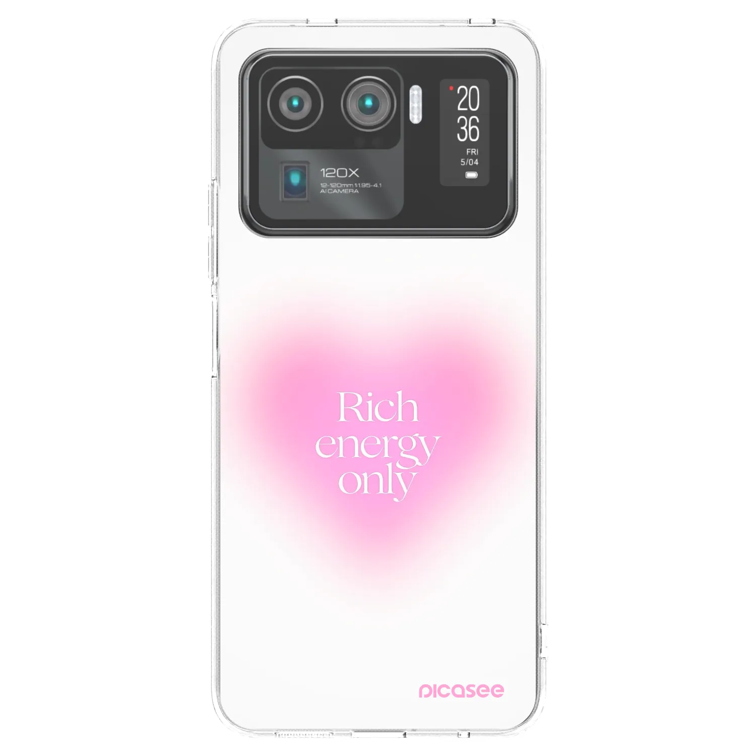 Picasee silikonska prozirna maskica za Xiaomi Mi 11 Ultra - Rich Energy