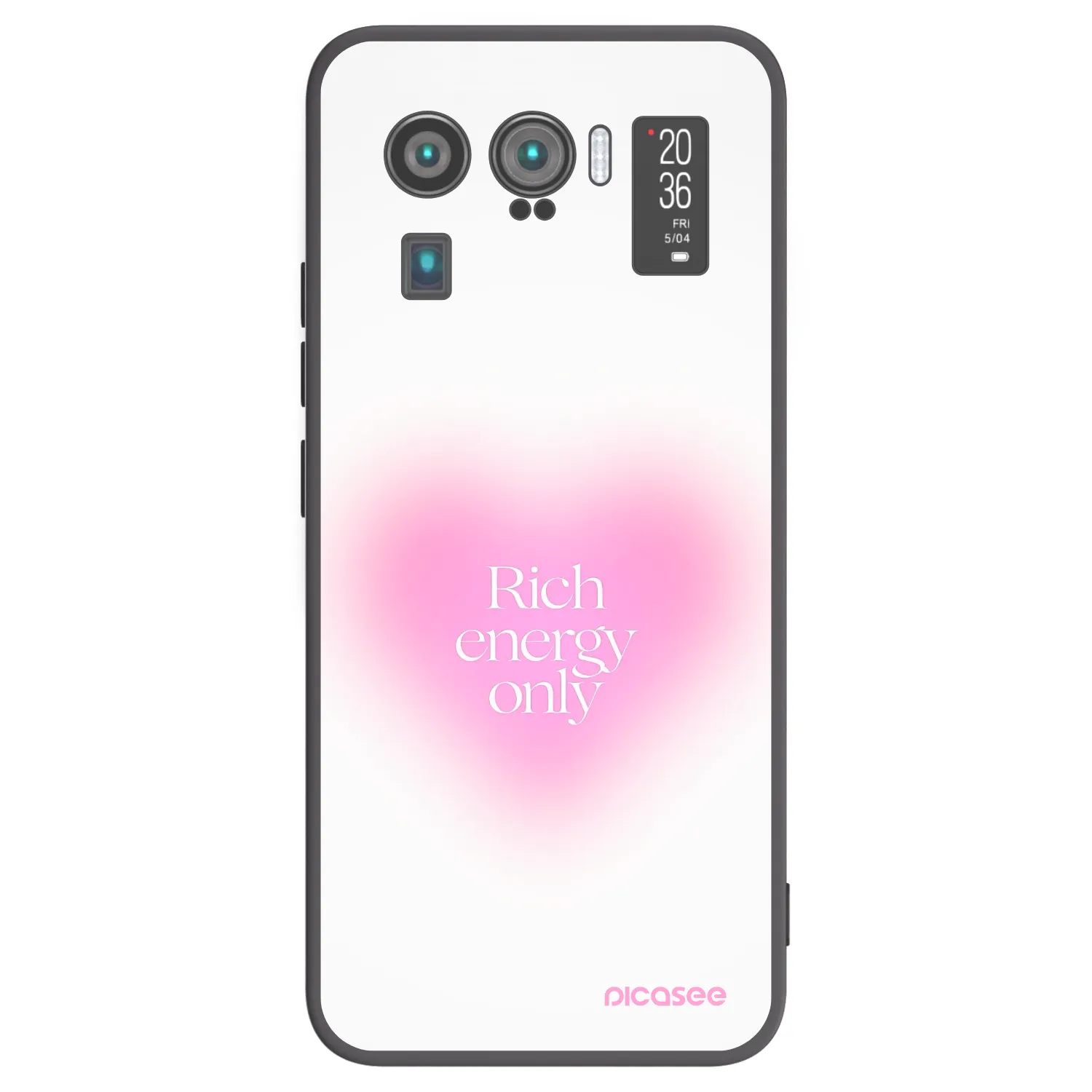Picasee crna silikonska maskica za Xiaomi Mi 11 Ultra - Rich Energy