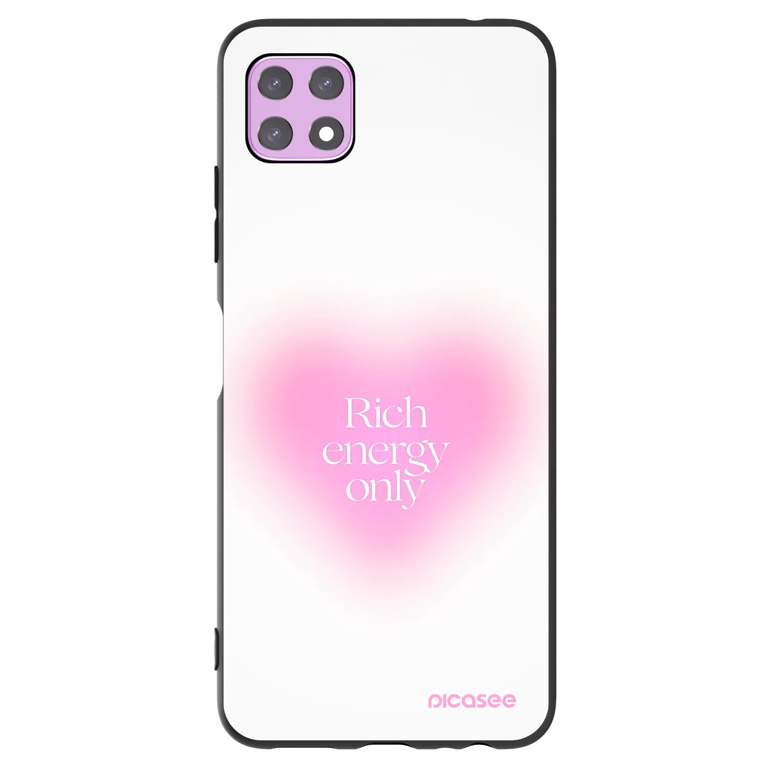 Picasee crna silikonska maskica za Samsung Galaxy A22 A226B 5G - Rich Energy