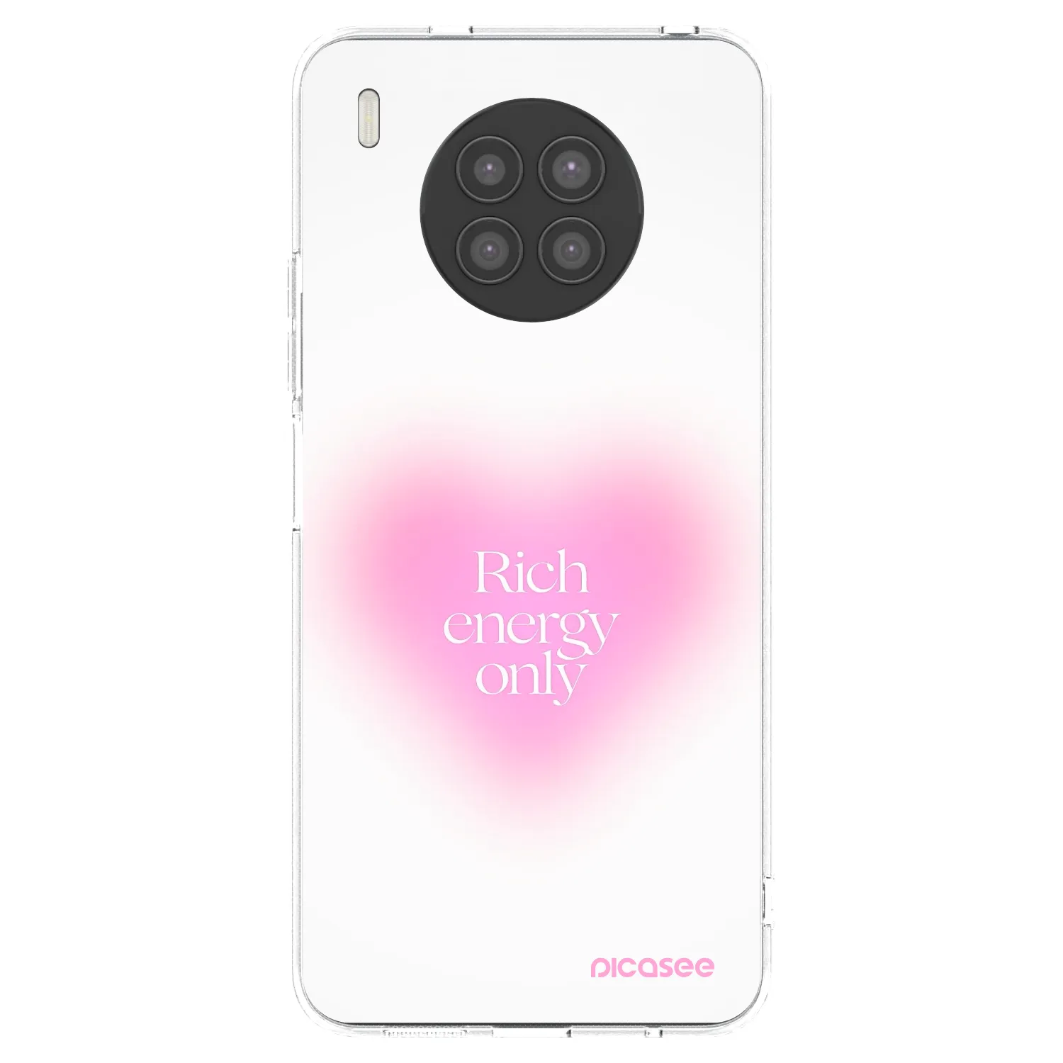 Picasee silikonska prozirna maskica za Huawei Nova 8i - Rich Energy
