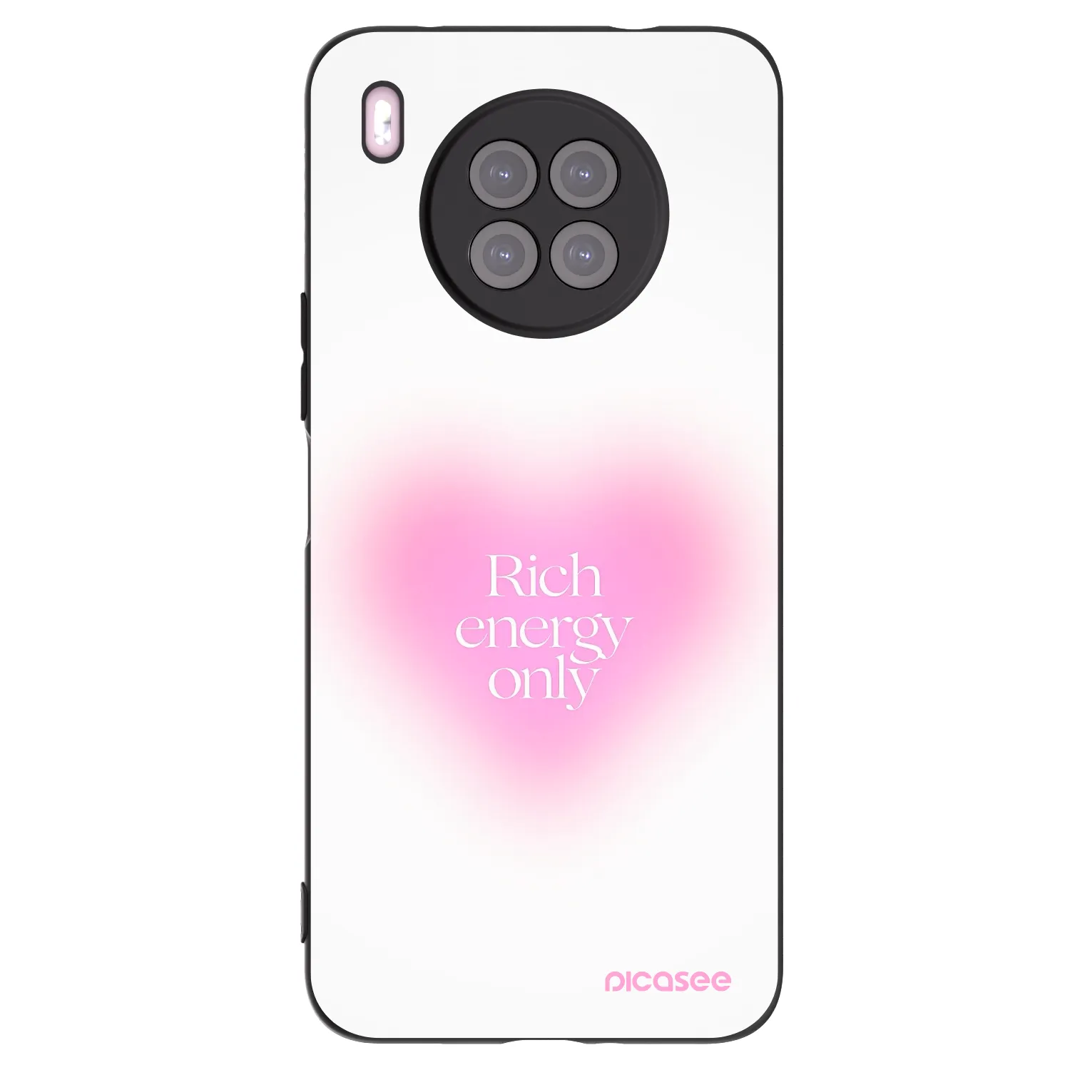 Picasee crna silikonska maskica za Huawei Nova 8i - Rich Energy