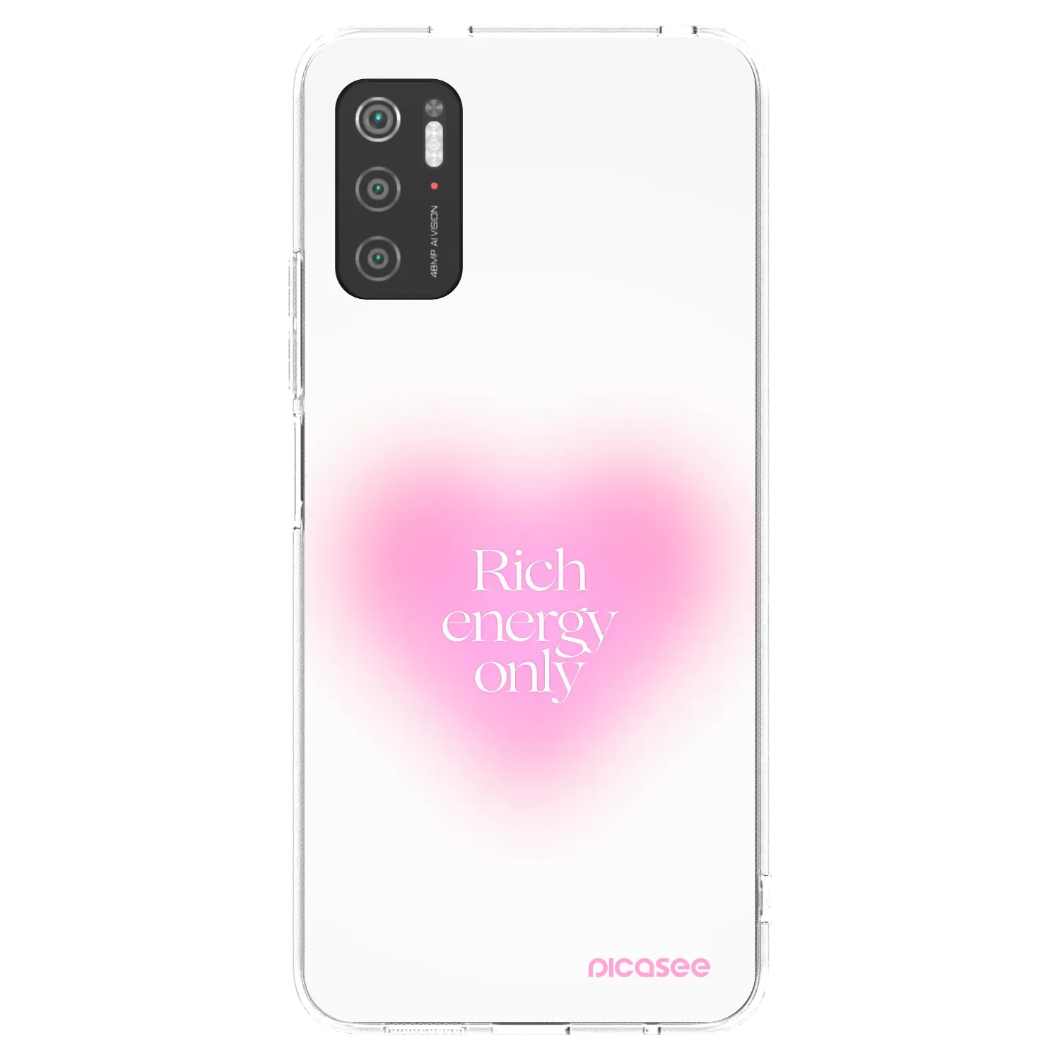 Picasee silikonska prozirna maskica za Xiaomi Poco M3 Pro 5G - Rich Energy