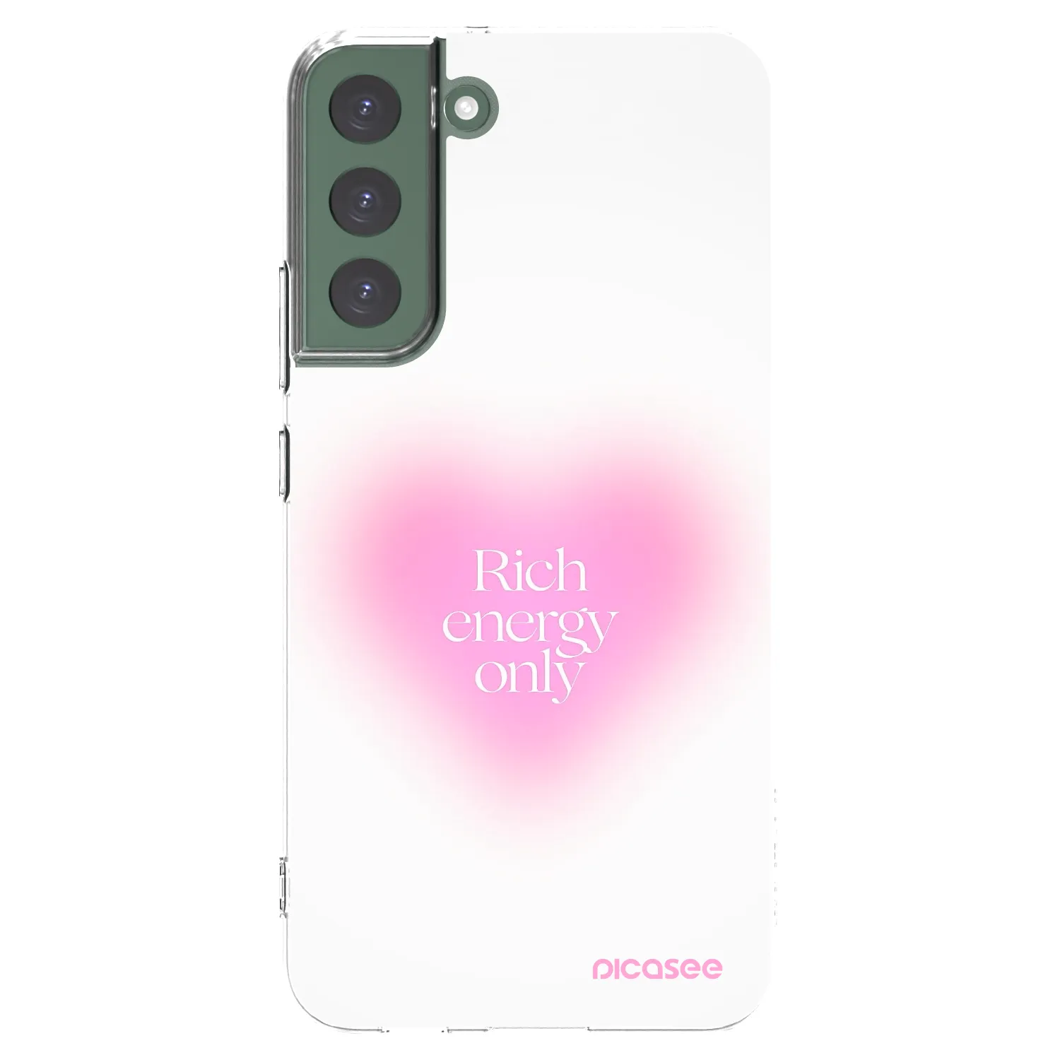 Picasee silikonska prozirna maskica za Samsung Galaxy S22+ 5G - Rich Energy