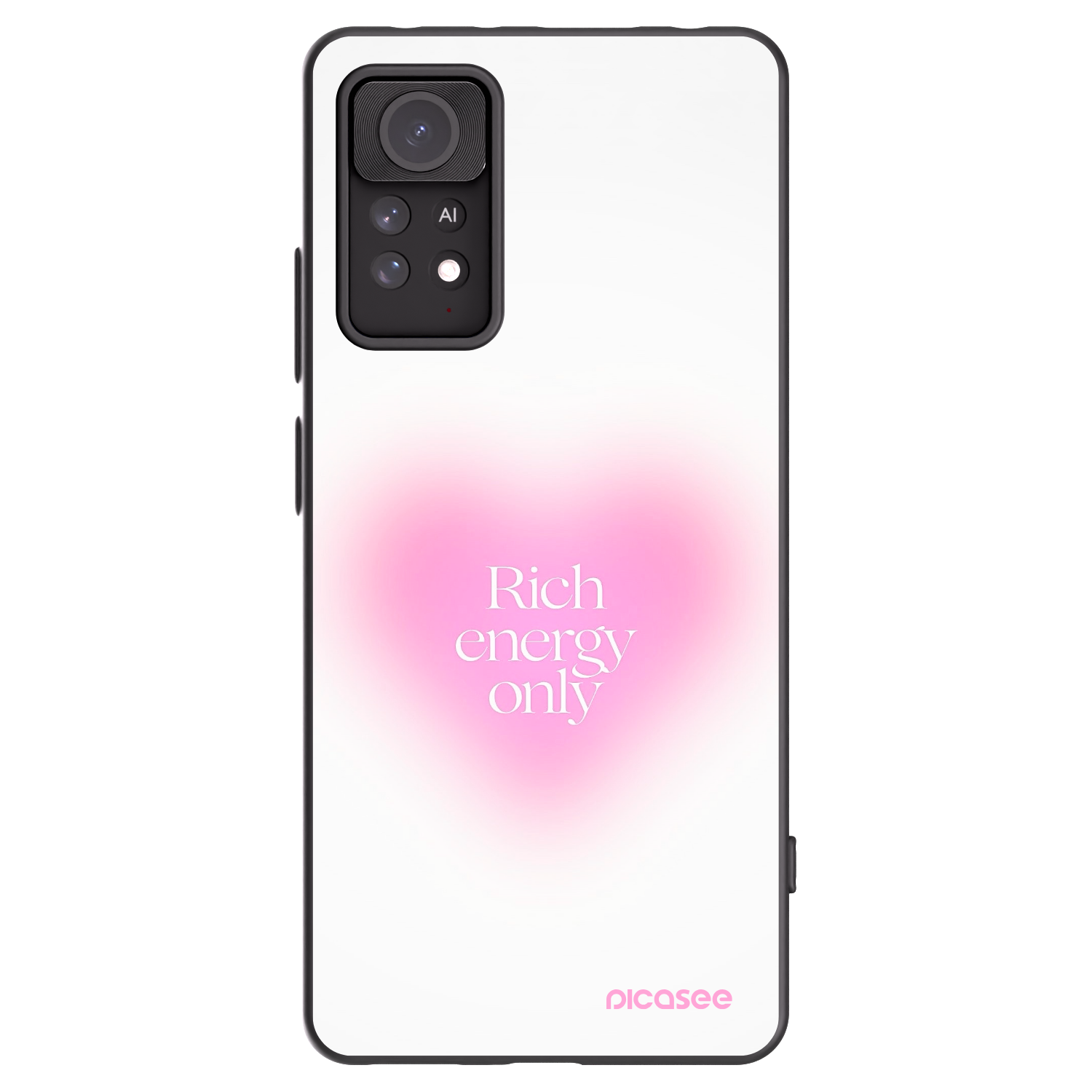 Picasee crna silikonska maskica za Xiaomi Redmi Note 11 Pro 5G - Rich Energy