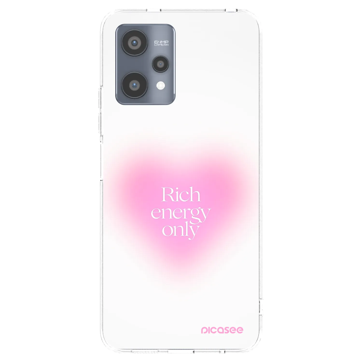 Picasee silikonska prozirna maskica za Realme 9 Pro 5G - Rich Energy