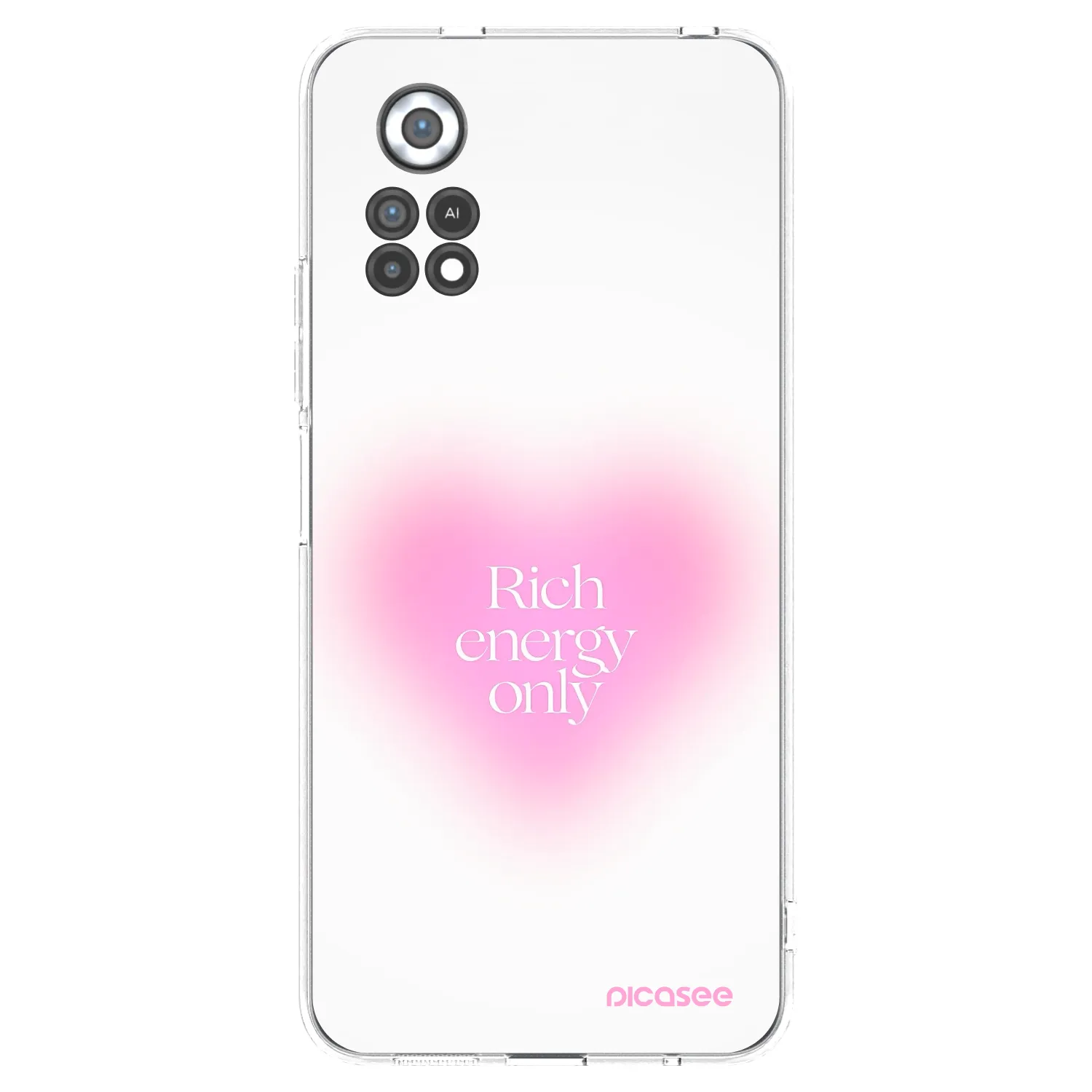 Picasee silikonska prozirna maskica za Xiaomi Poco X4 Pro 5G - Rich Energy