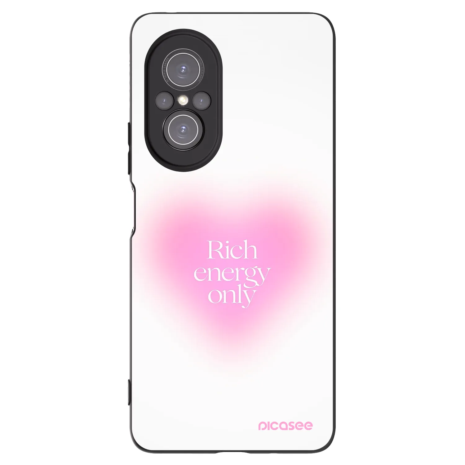 Picasee crna silikonska maskica za Huawei Nova 9 SE - Rich Energy