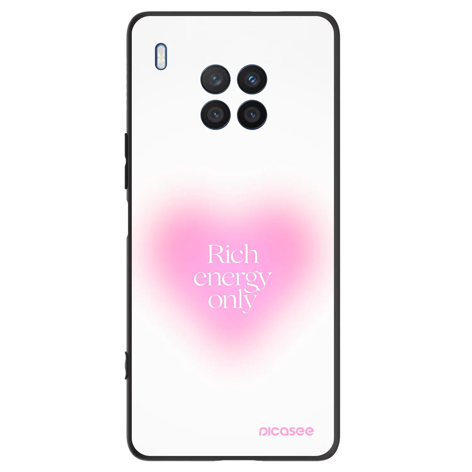Picasee crna silikonska maskica za Honor 50 Lite - Rich Energy