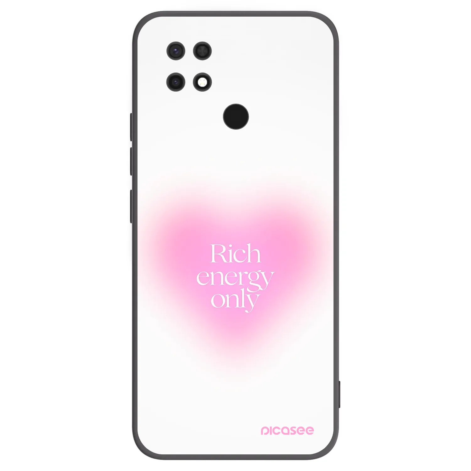 Picasee crna silikonska maskica za Xiaomi Redmi 10C - Rich Energy