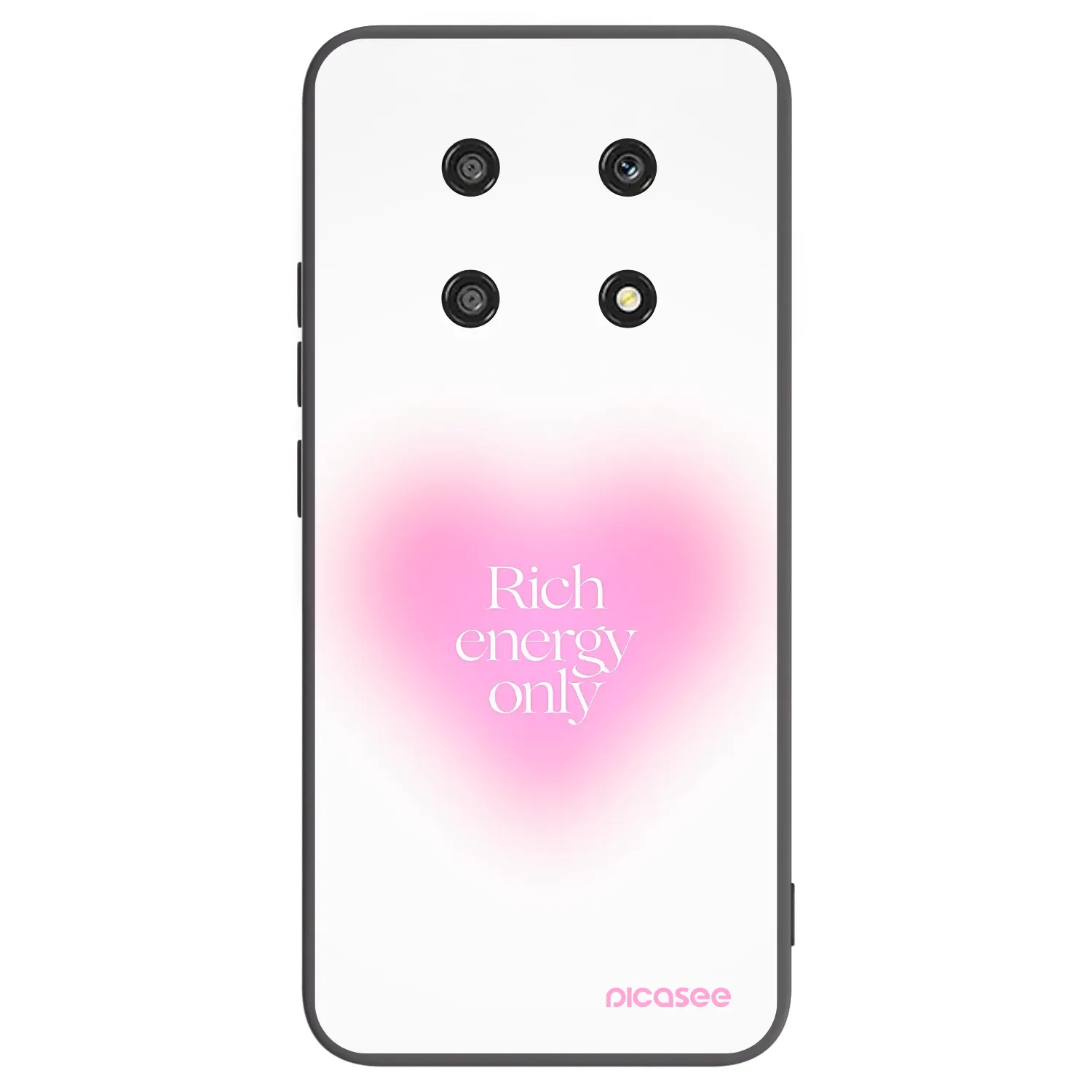 Picasee crna silikonska maskica za Honor Magic4 Lite 5G - Rich Energy