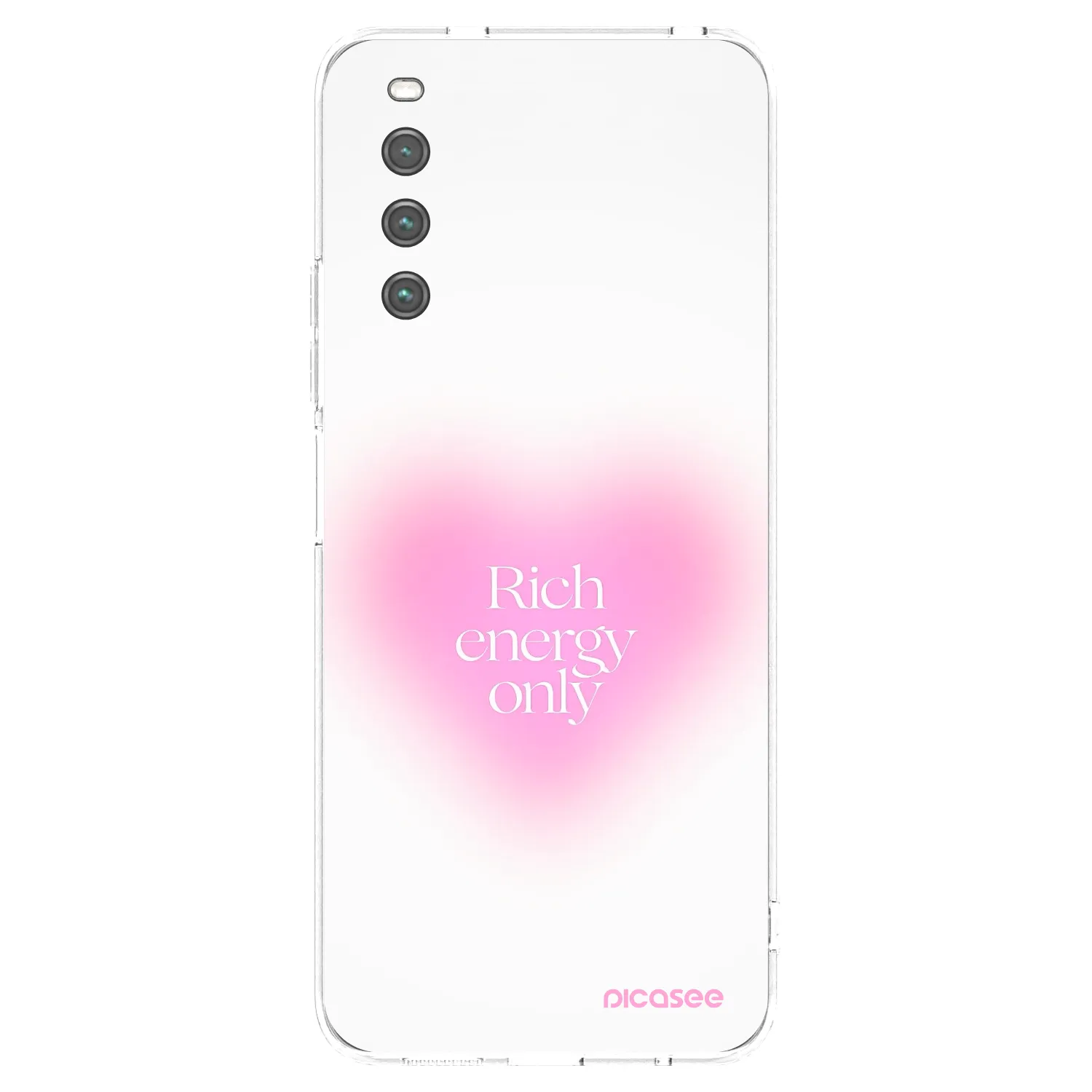 Picasee silikonska prozirna maskica za Sony Xperia 10 IV 5G - Rich Energy