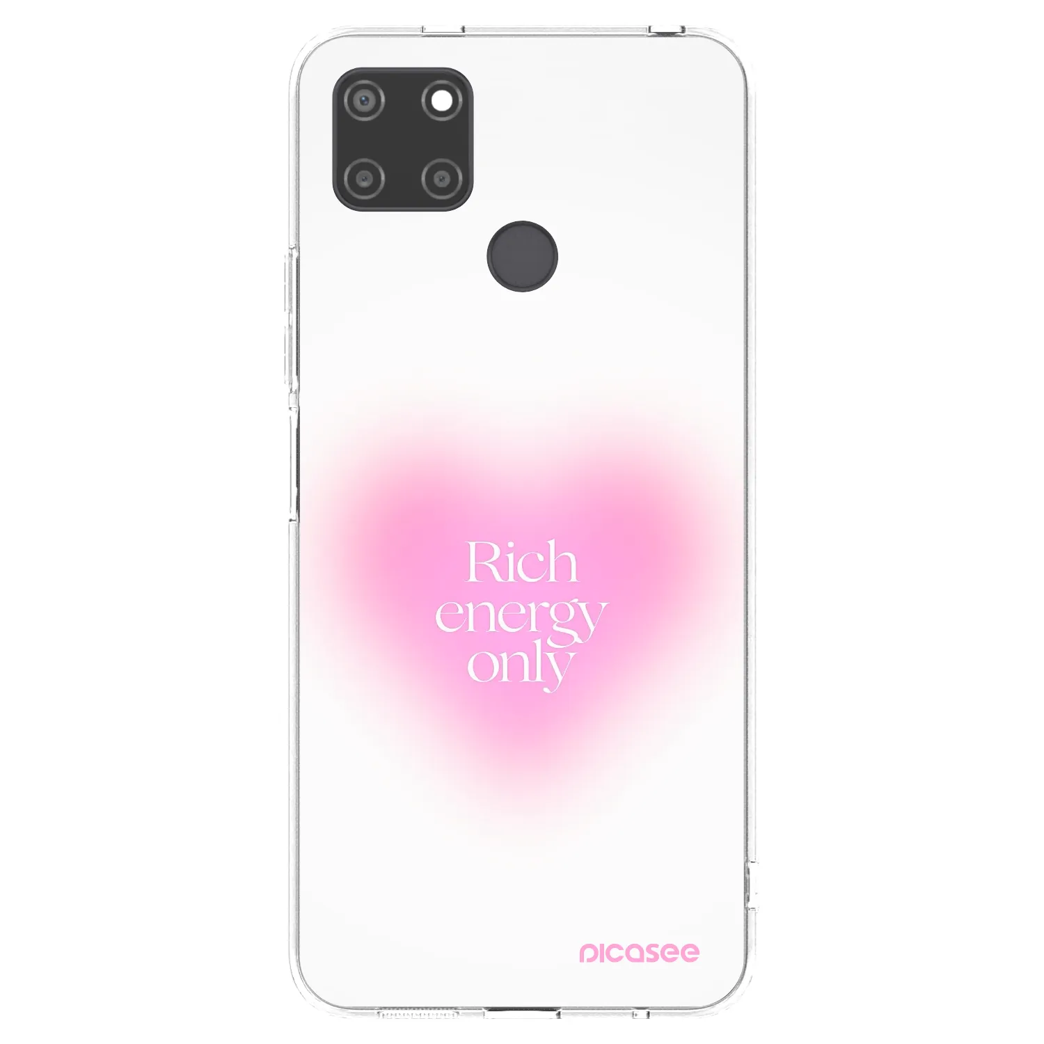 Picasee silikonska prozirna maskica za Realme C21Y - Rich Energy