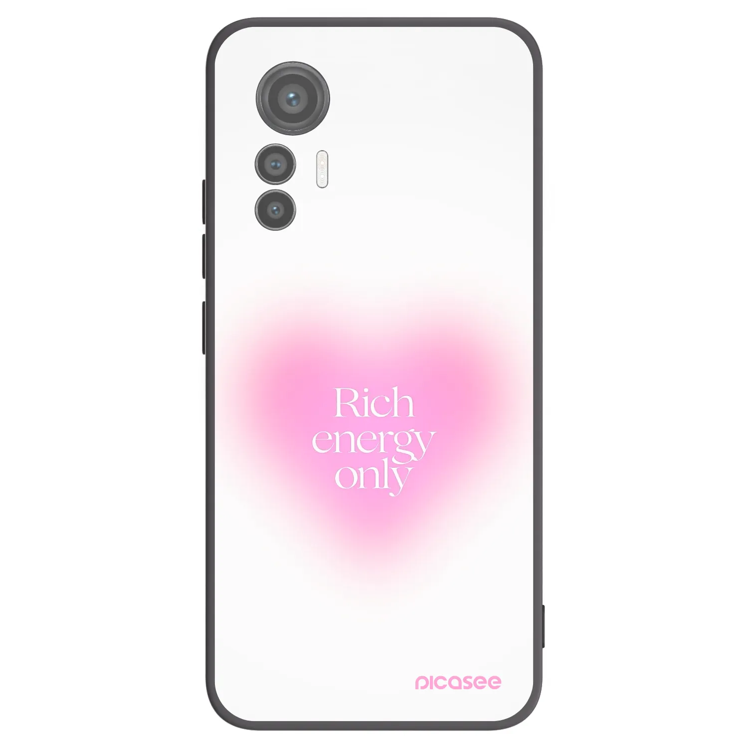 Picasee crna silikonska maskica za Xiaomi 12 Lite - Rich Energy