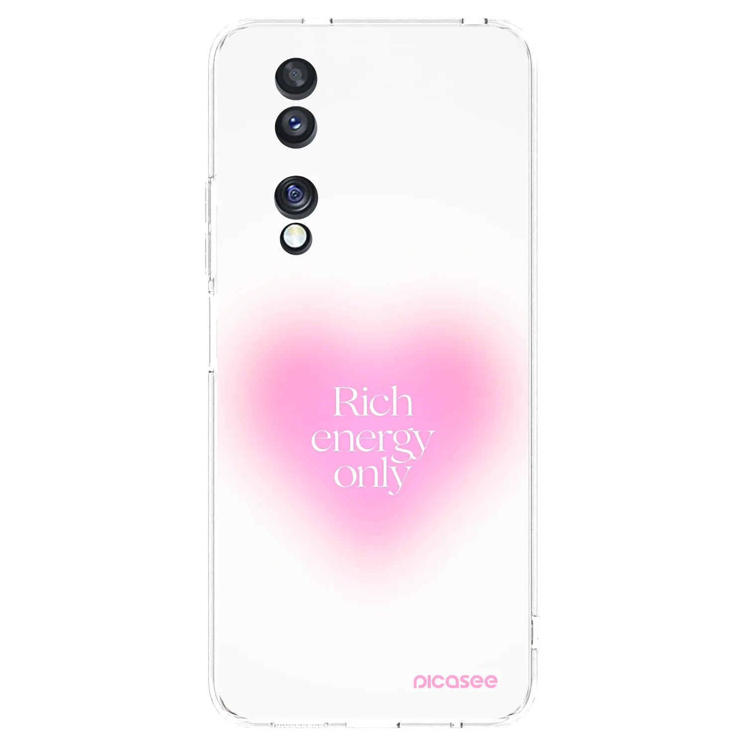 Picasee silikonska prozirna maskica za Honor 70 - Rich Energy