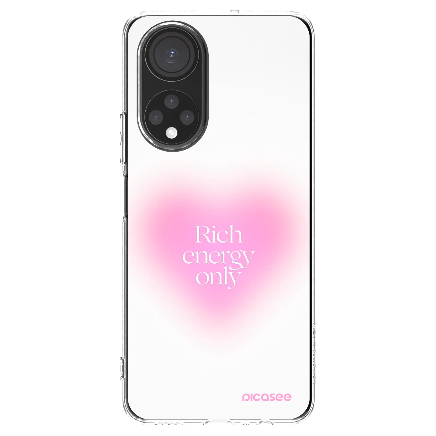 Picasee silikonska prozirna maskica za Honor X7 - Rich Energy