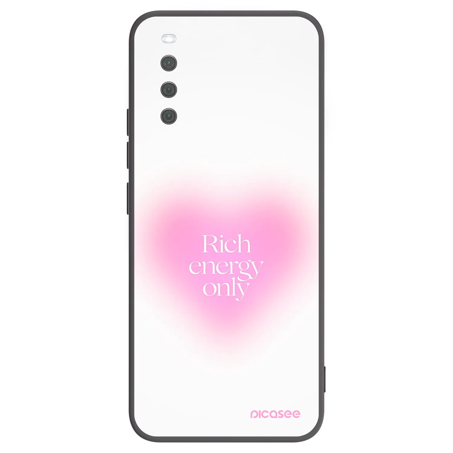 Picasee crna silikonska maskica za Sony Xperia 10 III - Rich Energy