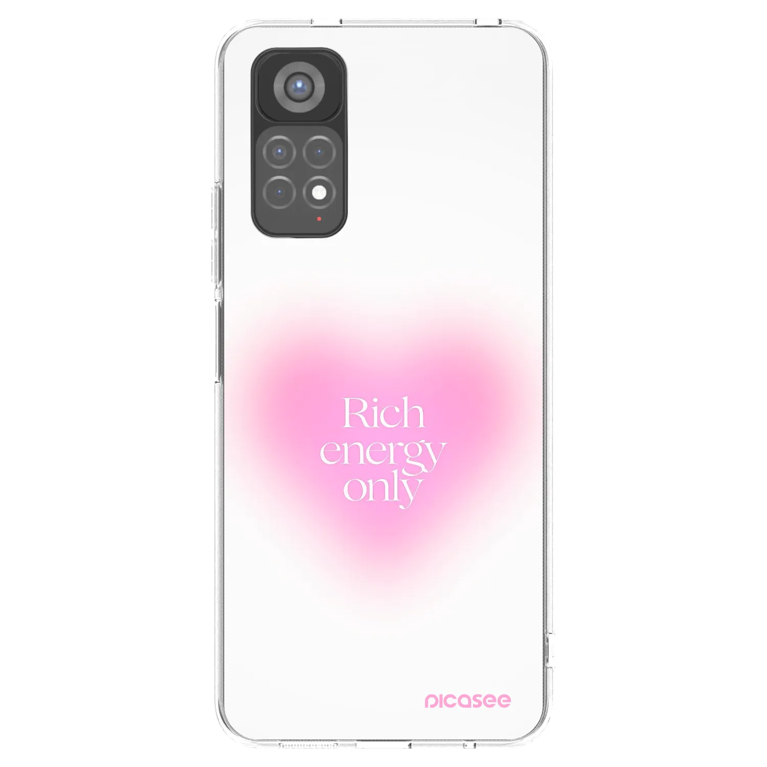 Picasee silikonska prozirna maskica za Xiaomi Redmi Note 11S 5G - Rich Energy