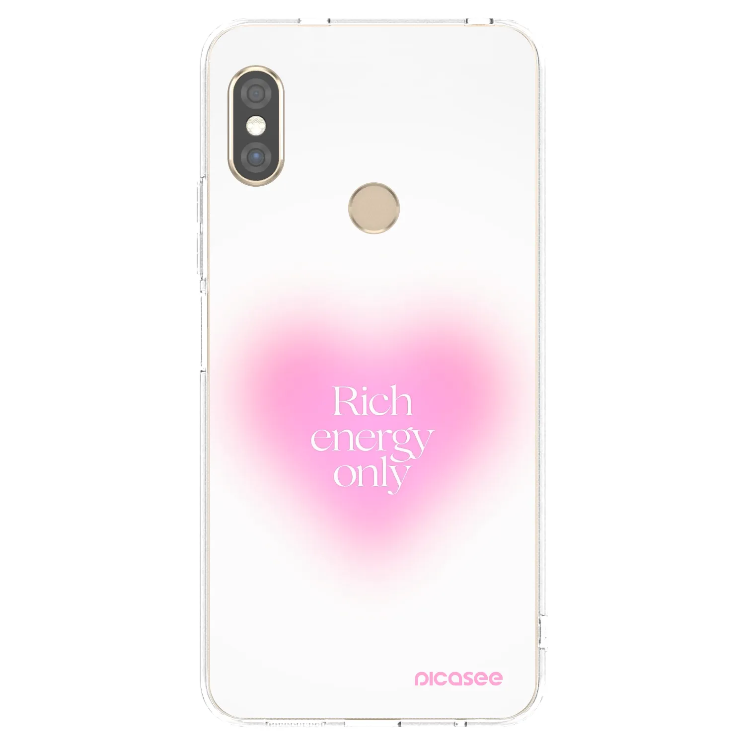 Picasee silikonska prozirna maskica za Xiaomi Redmi Note 5 Global - Rich Energy