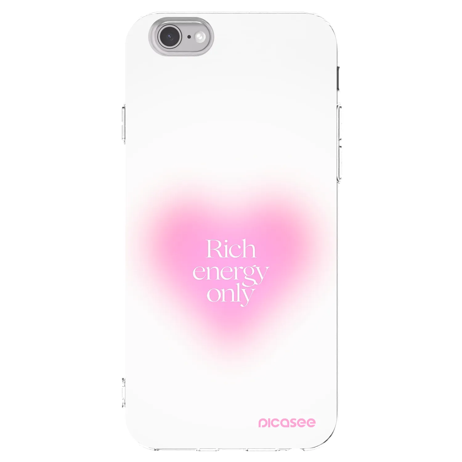 Picasee silikonska prozirna maskica za Apple iPhone 6/6S - Rich Energy