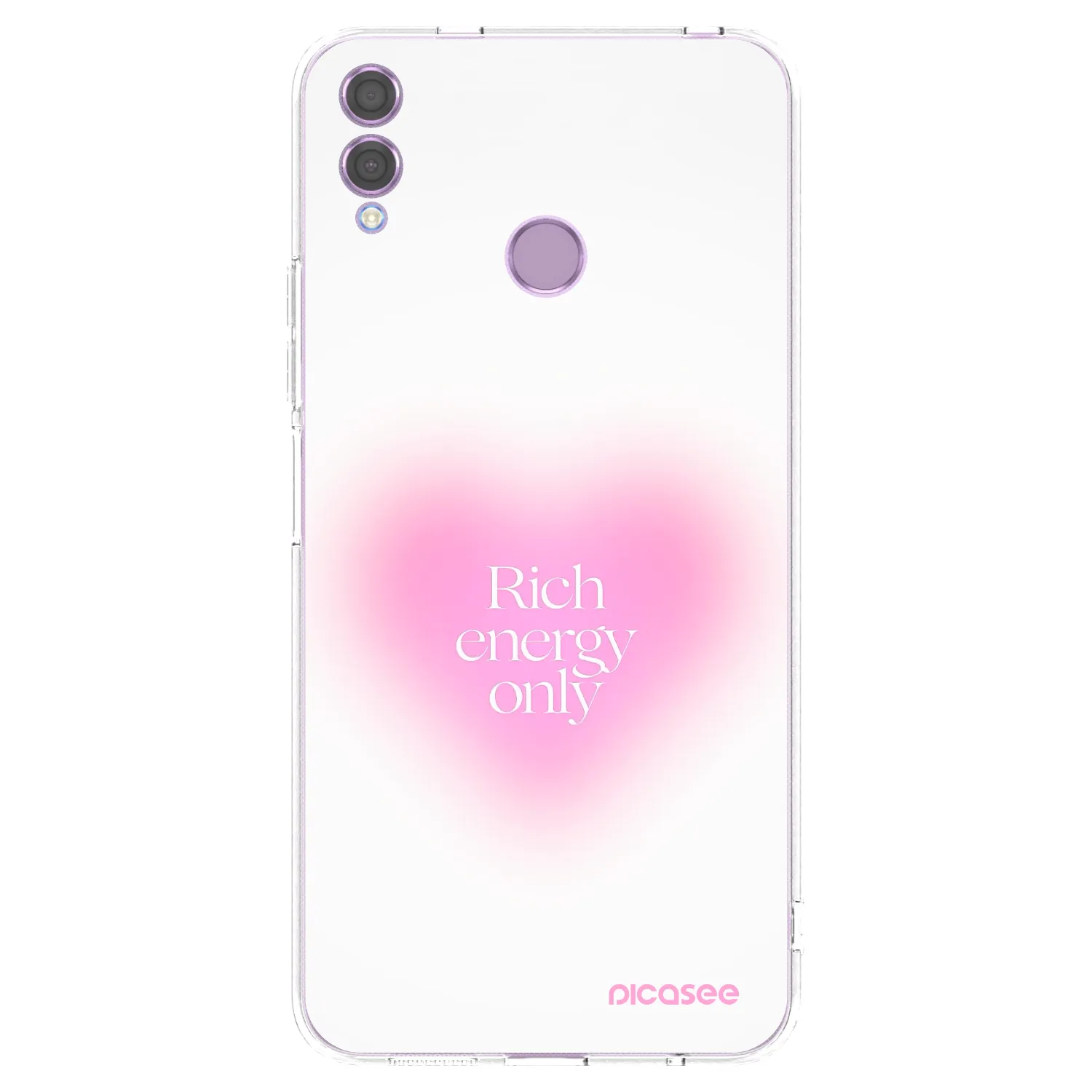 Picasee silikonska prozirna maskica za Honor 8X - Rich Energy
