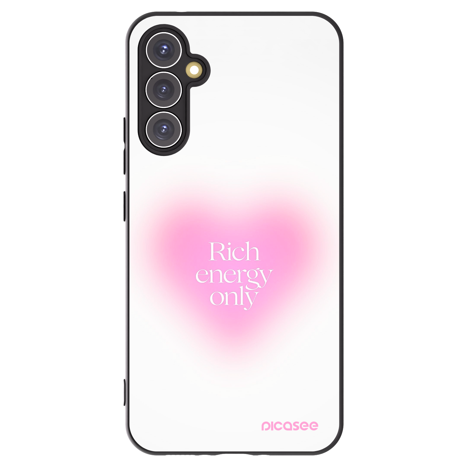 Picasee crna silikonska maskica za Samsung Galaxy A34 5G A346B - Rich Energy