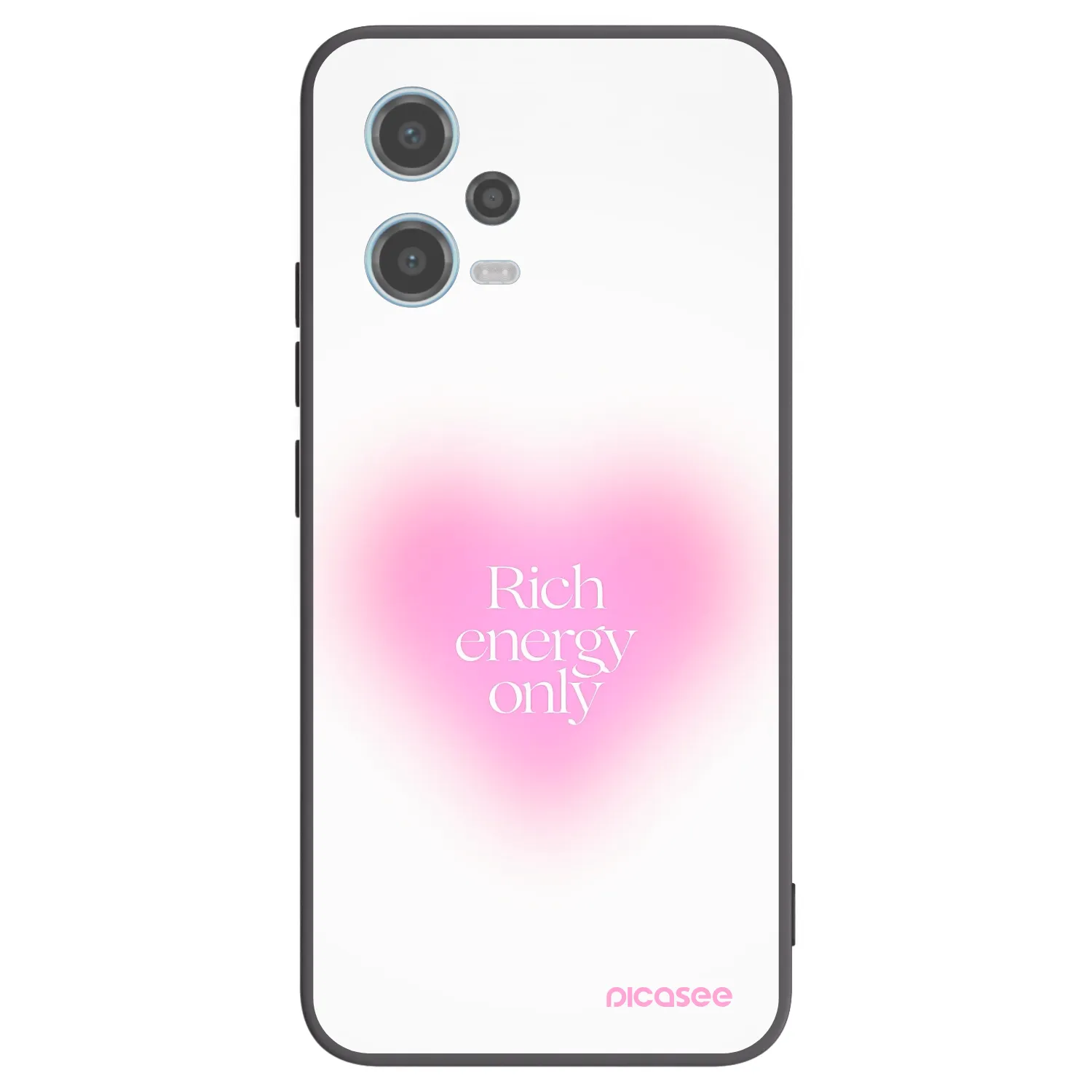 Picasee crna silikonska maskica za Xiaomi Redmi Note 12 5G - Rich Energy