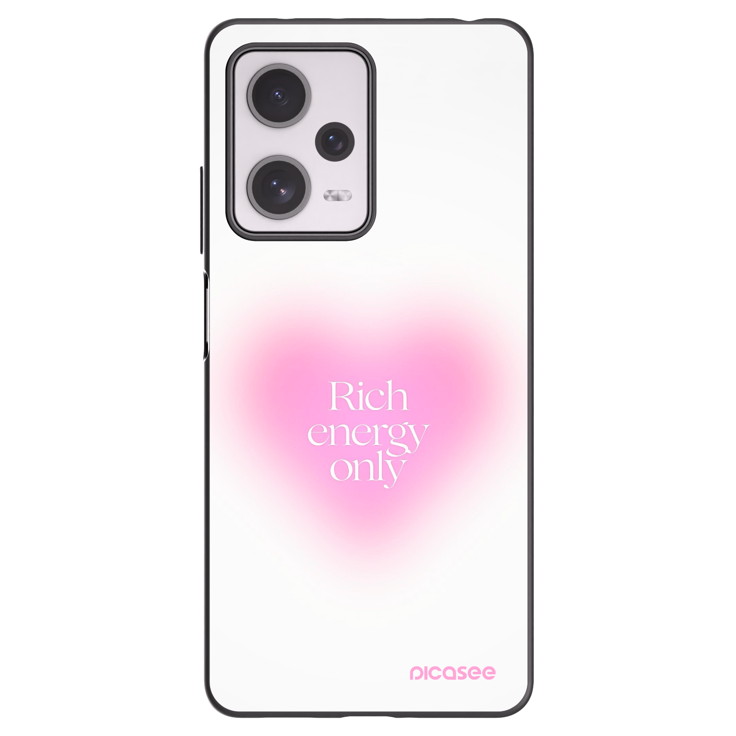 Picasee crna silikonska maskica za Xiaomi Redmi Note 12 Pro+ 5G - Rich Energy