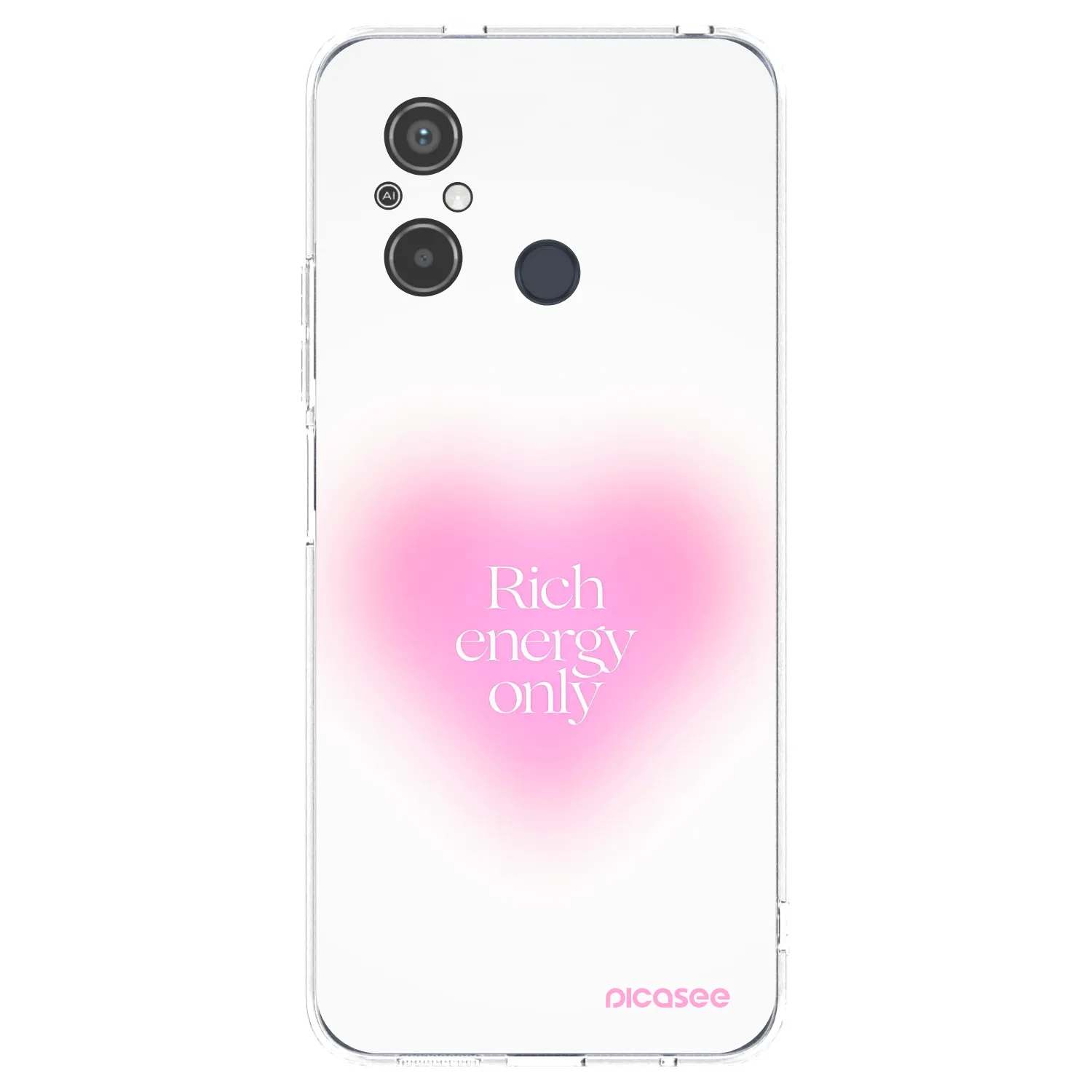 Picasee silikonska prozirna maskica za Xiaomi Redmi 12C - Rich Energy