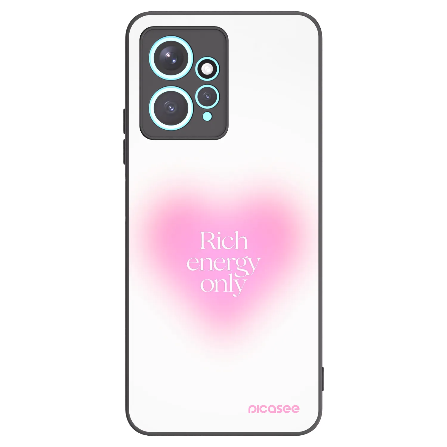 Picasee crna silikonska maskica za Xiaomi Redmi Note 12 4G - Rich Energy