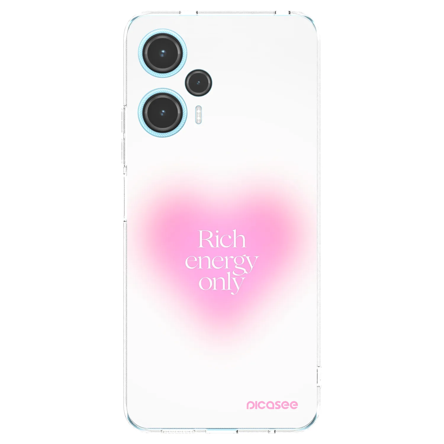 Picasee silikonska prozirna maskica za Xiaomi Poco F5 - Rich Energy