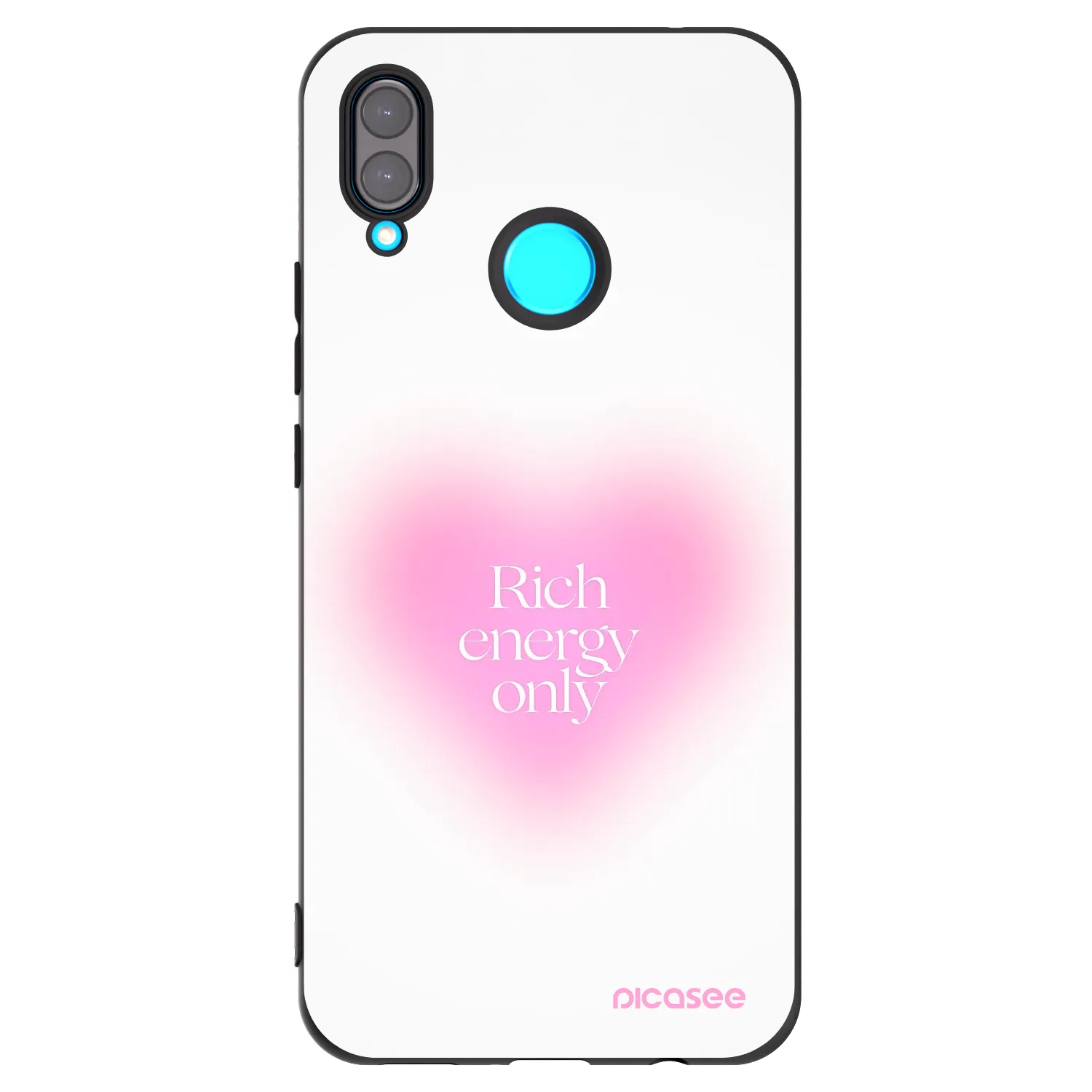 Picasee crna silikonska maskica za Huawei Nova 3i - Rich Energy