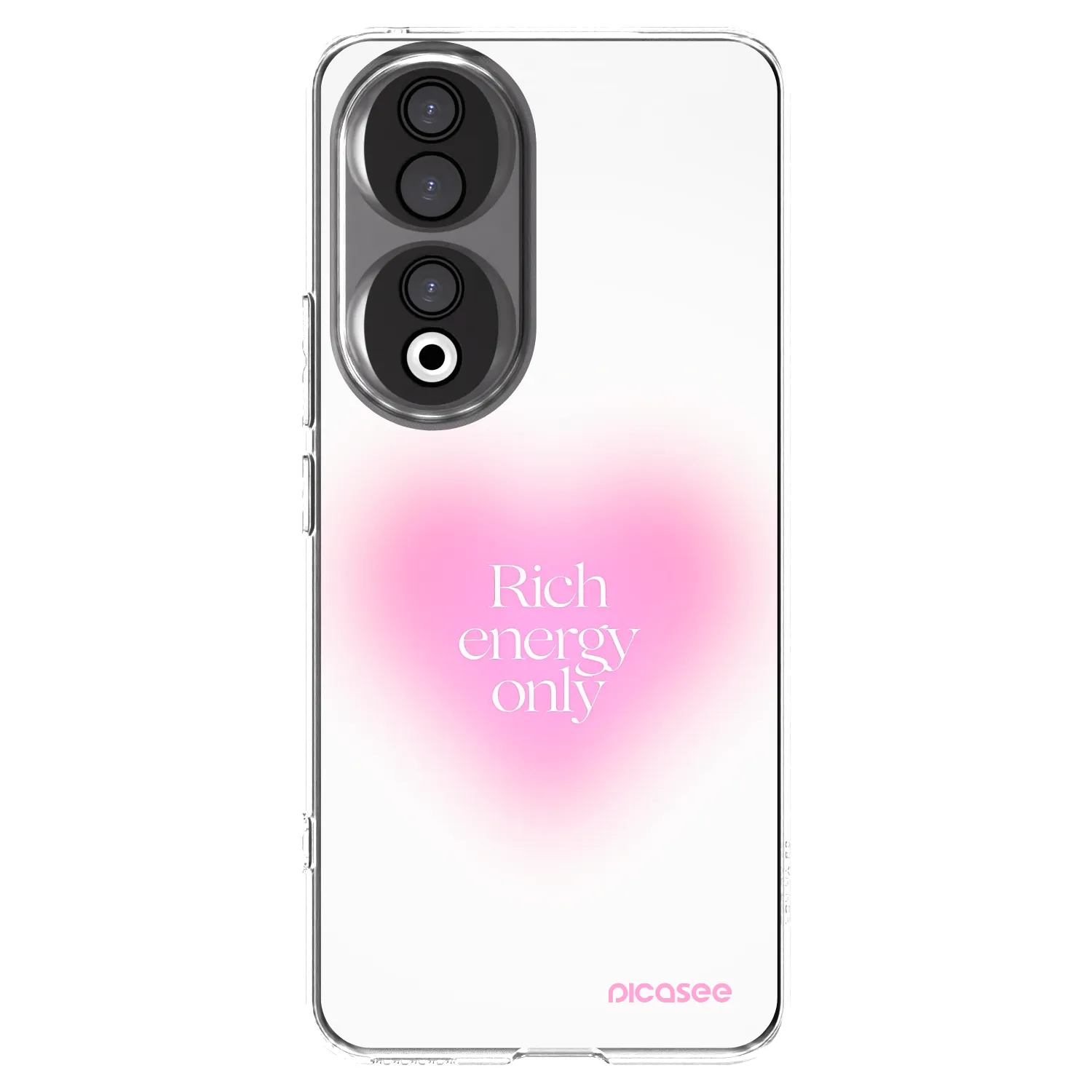 Picasee silikonska prozirna maskica za Honor 90 5G - Rich Energy