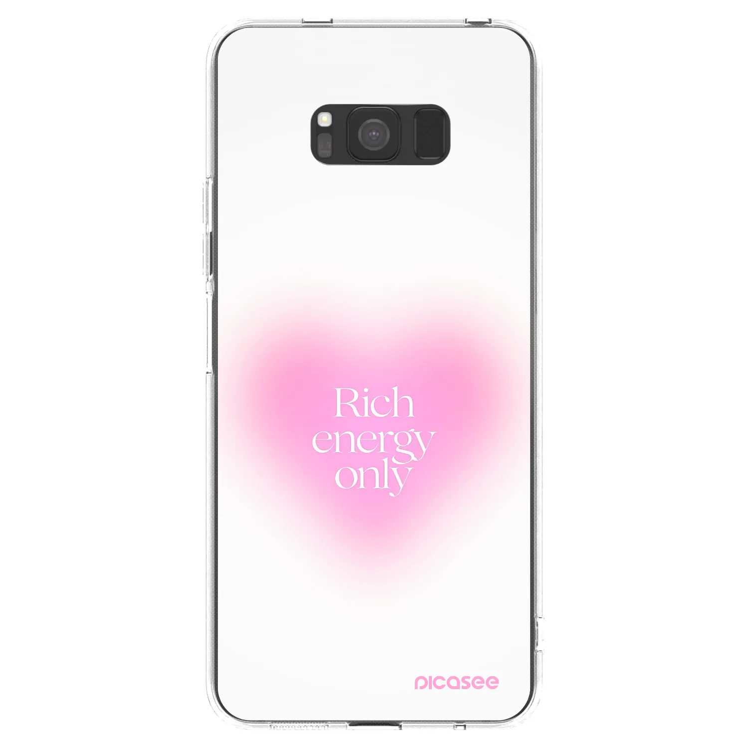 Picasee silikonska prozirna maskica za Samsung Galaxy S8 G950F - Rich Energy