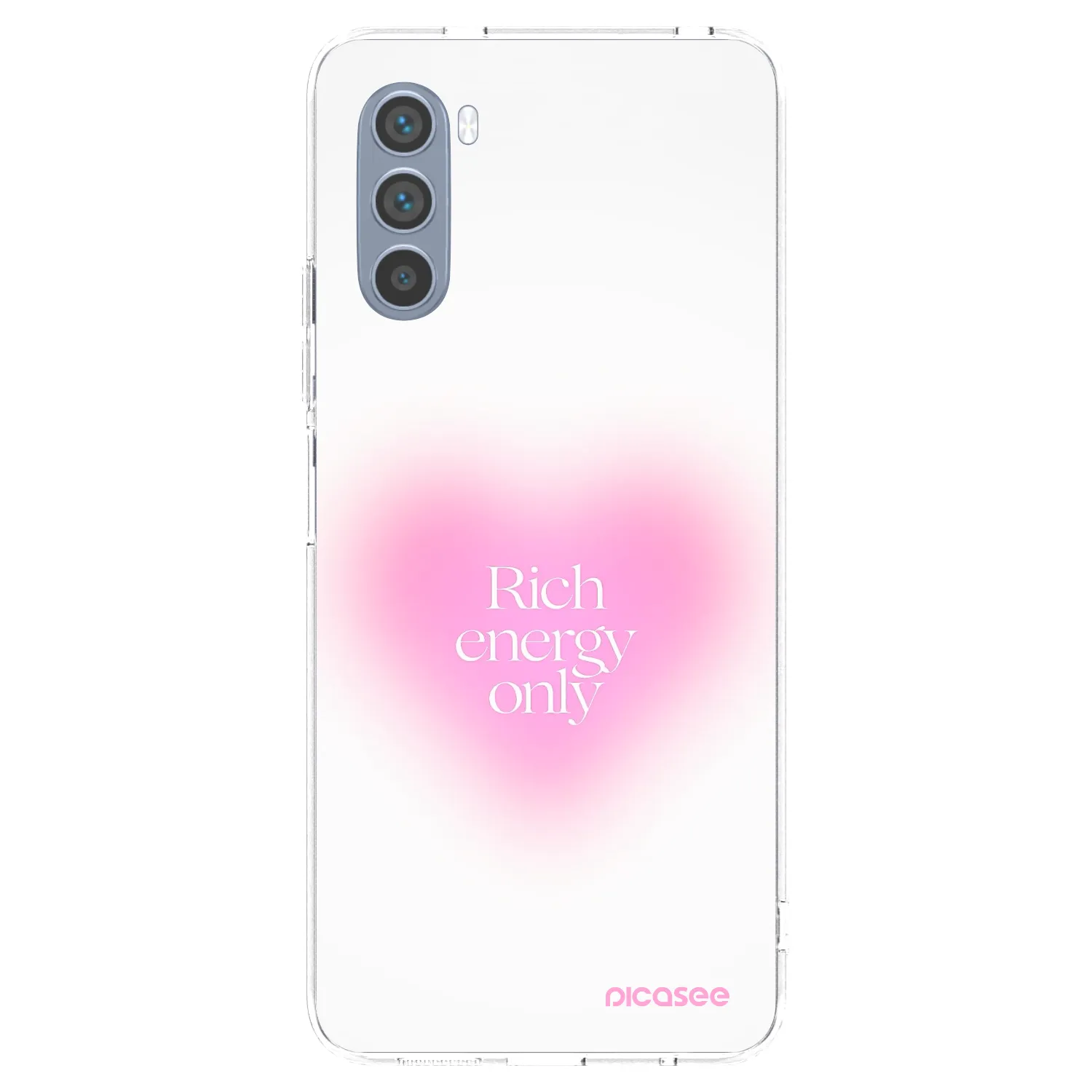 Picasee silikonska prozirna maskica za Motorola Moto G62 - Rich Energy
