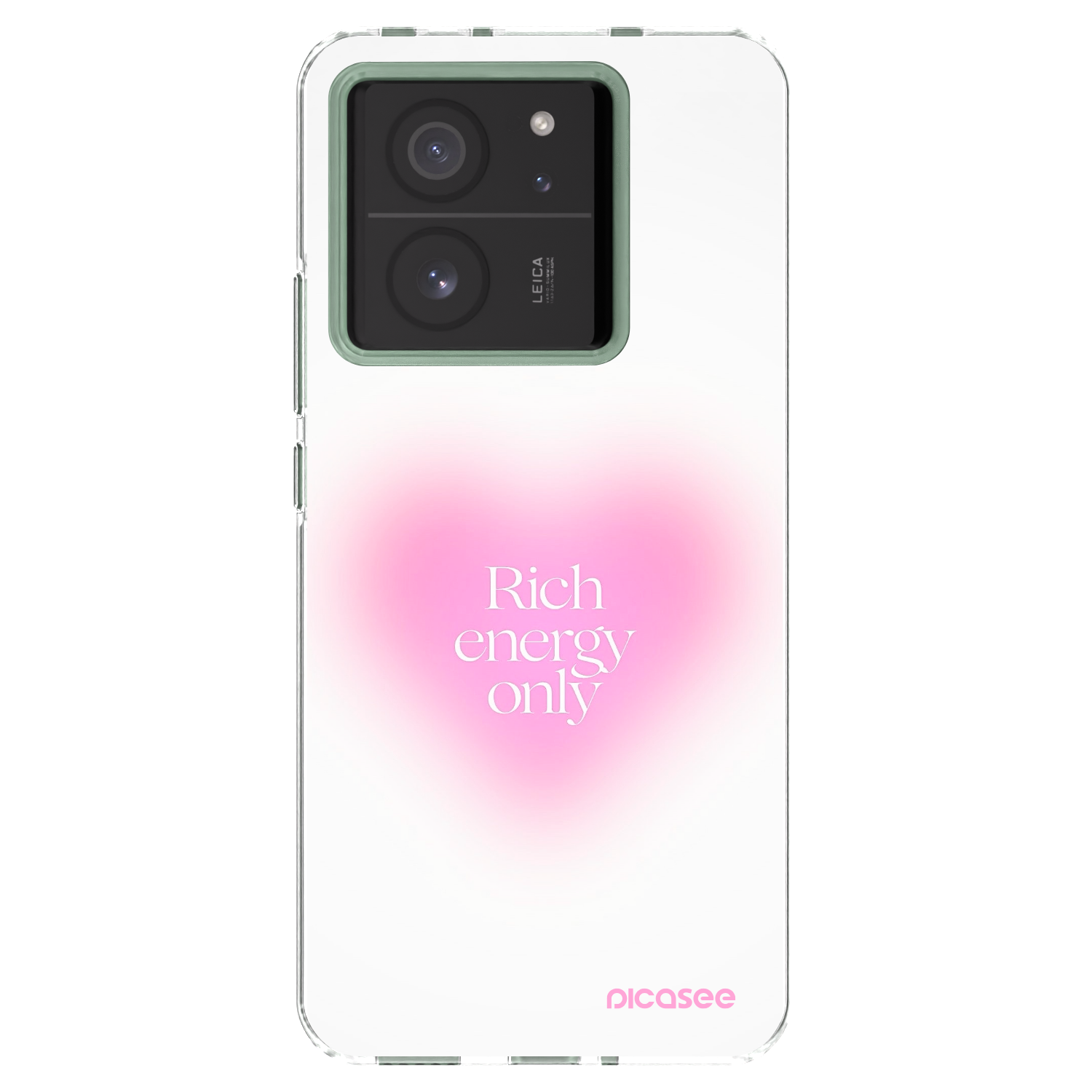 Picasee silikonska prozirna maskica za Xiaomi 13T - Rich Energy