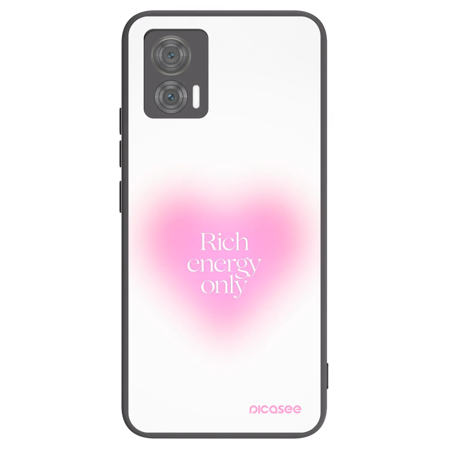 Picasee crna silikonska maskica za Motorola Edge 30 Neo - Rich Energy