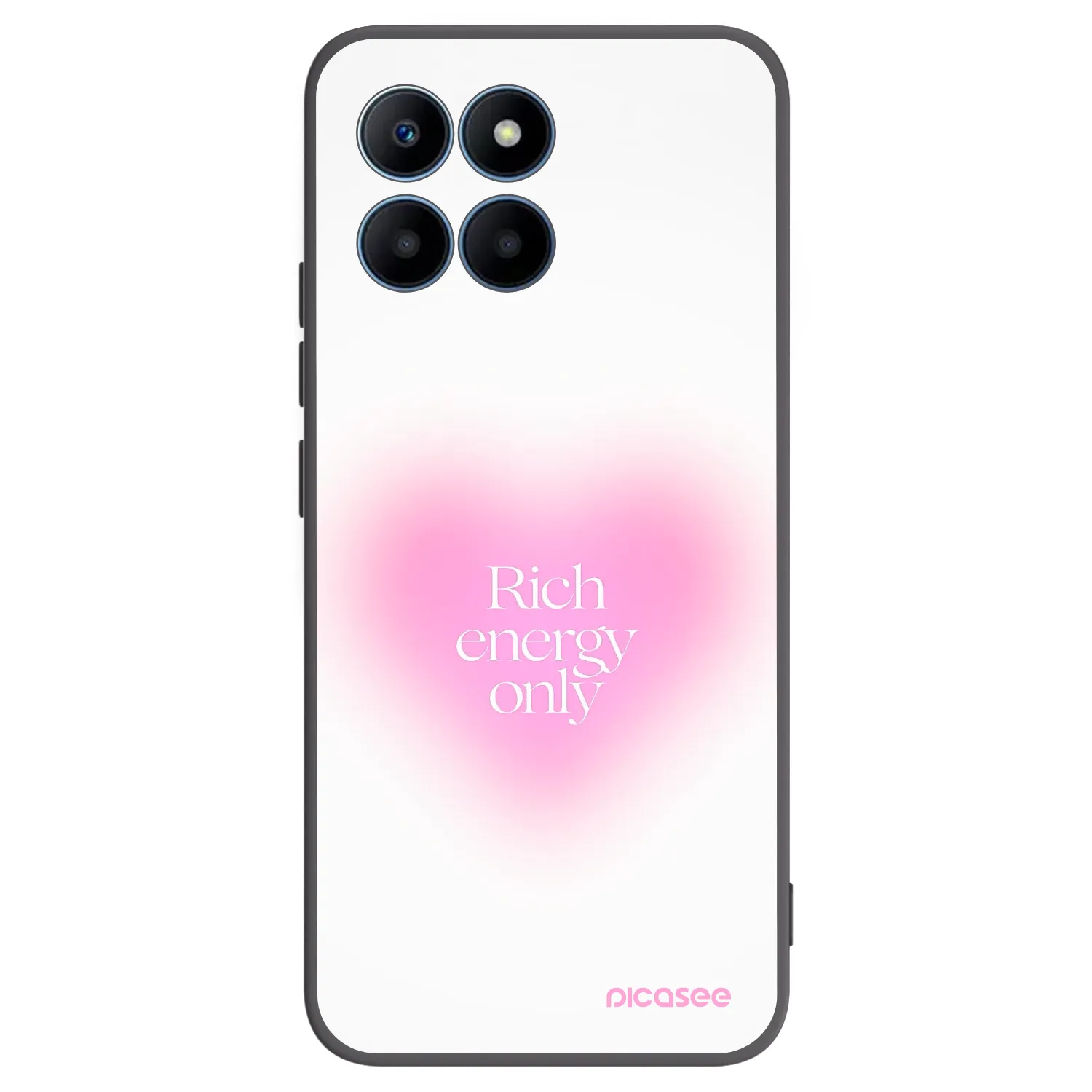 Picasee crna silikonska maskica za Honor 70 Lite - Rich Energy