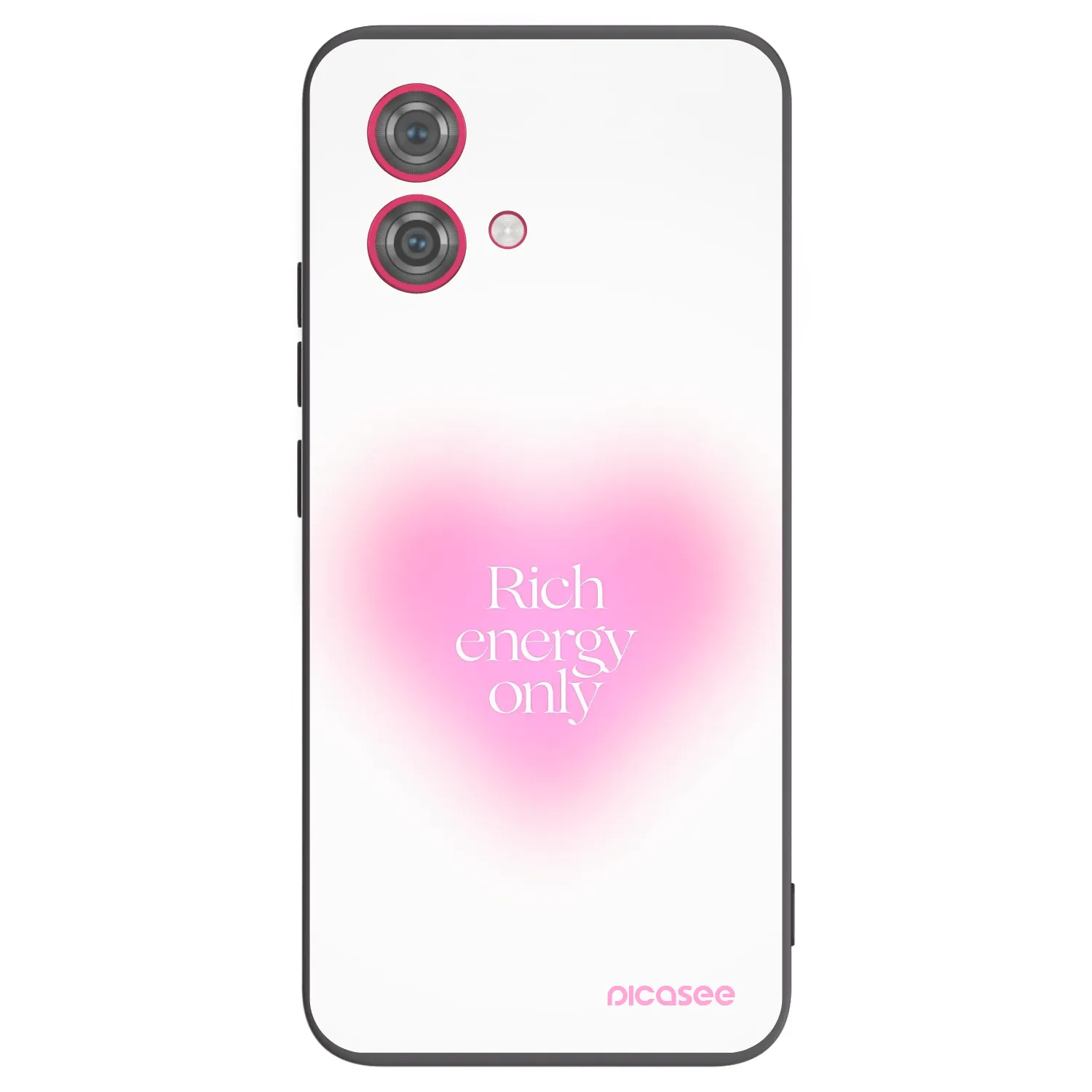 Picasee crna silikonska maskica za Motorola Moto G84 5G - Rich Energy