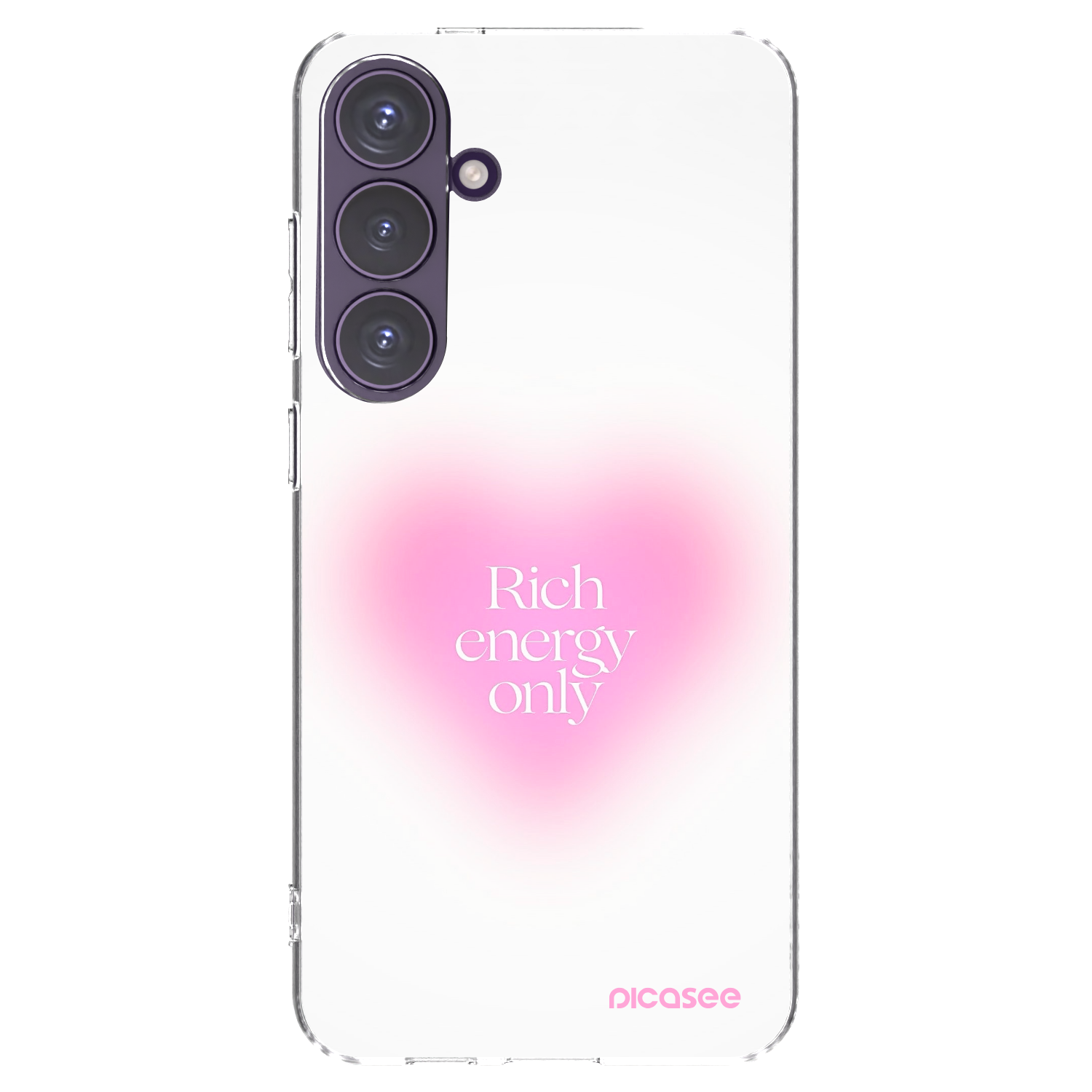 Picasee silikonska prozirna maskica za Samsung Galaxy S24+ S926B 5G - Rich Energy