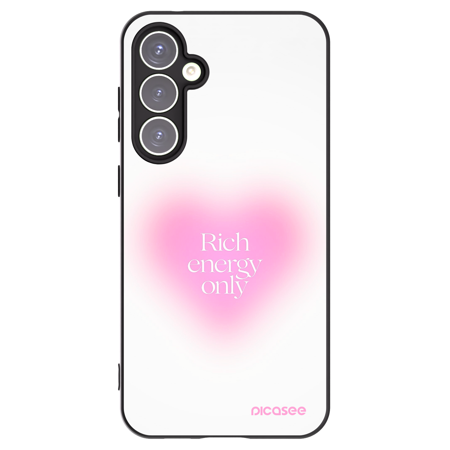 Picasee crna silikonska maskica za Samsung Galaxy S23 FE S711B - Rich Energy