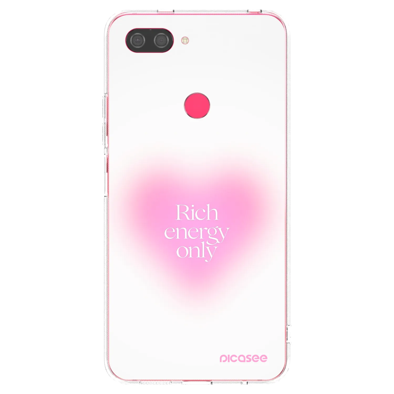 Picasee silikonska prozirna maskica za Xiaomi Mi 8 Lite - Rich Energy