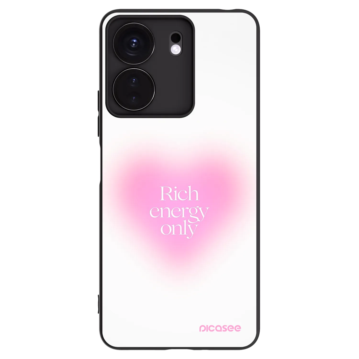Picasee crna silikonska maskica za Xiaomi Redmi 13C 4G - Rich Energy