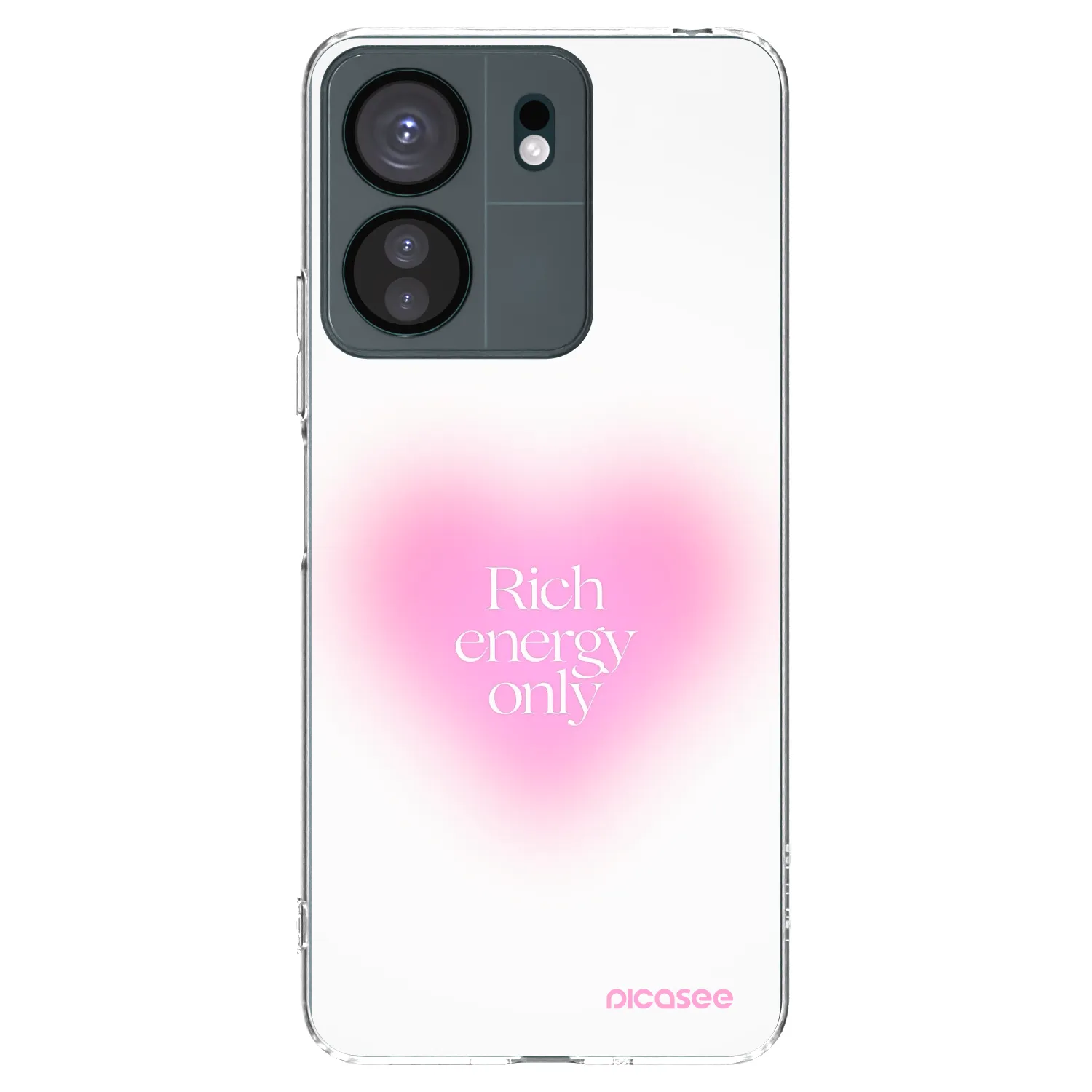 Picasee silikonska prozirna maskica za Xiaomi Redmi 13C 4G - Rich Energy