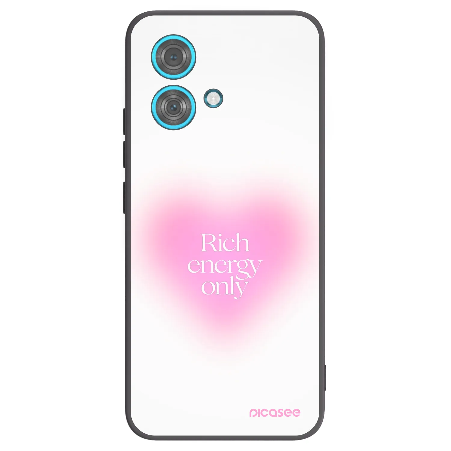 Picasee crna silikonska maskica za Motorola Edge 40 Neo - Rich Energy