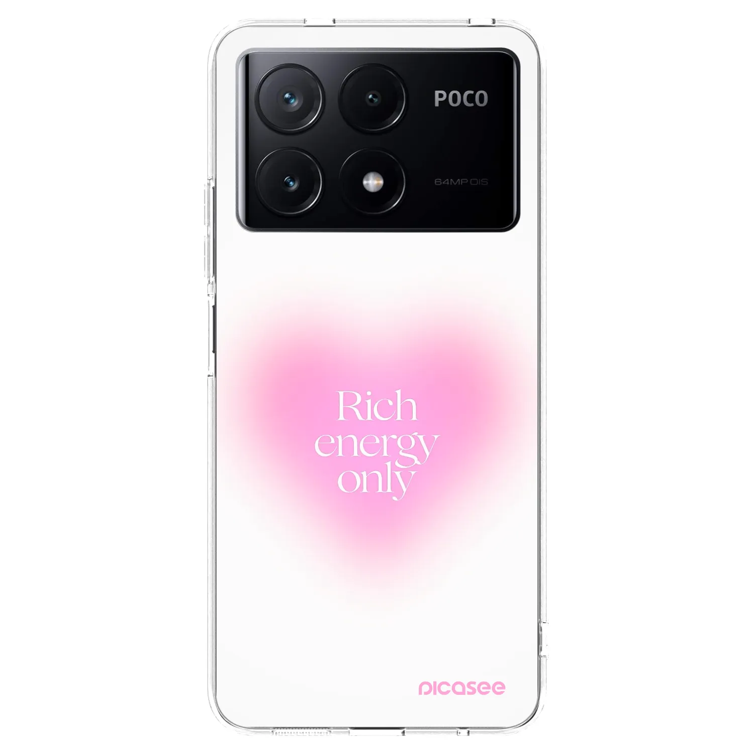 Picasee silikonska prozirna maskica za Xiaomi Poco X6 Pro - Rich Energy